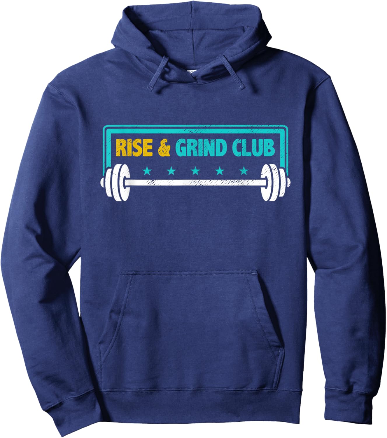 Rise & Grind Club Hoodie - Hoodie | Navy
