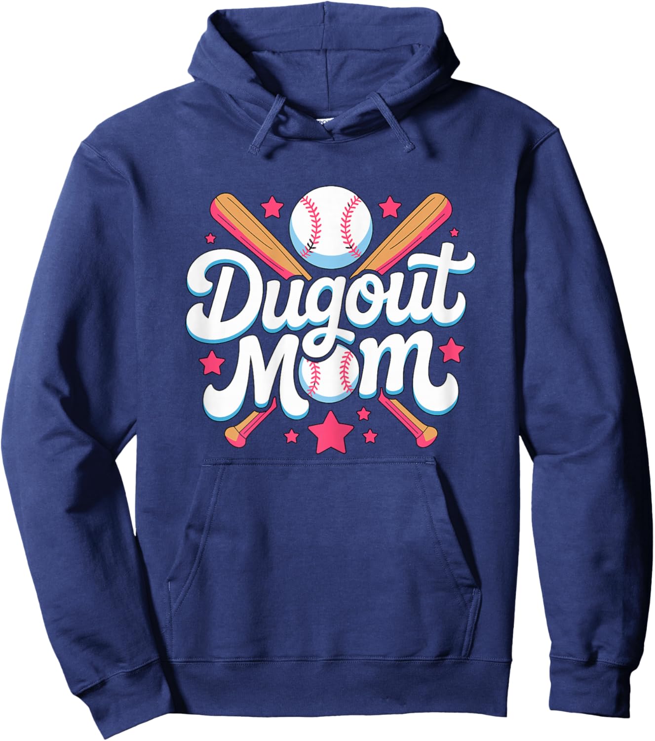 Dugout Mom Hoodie - Hoodie | Navy
