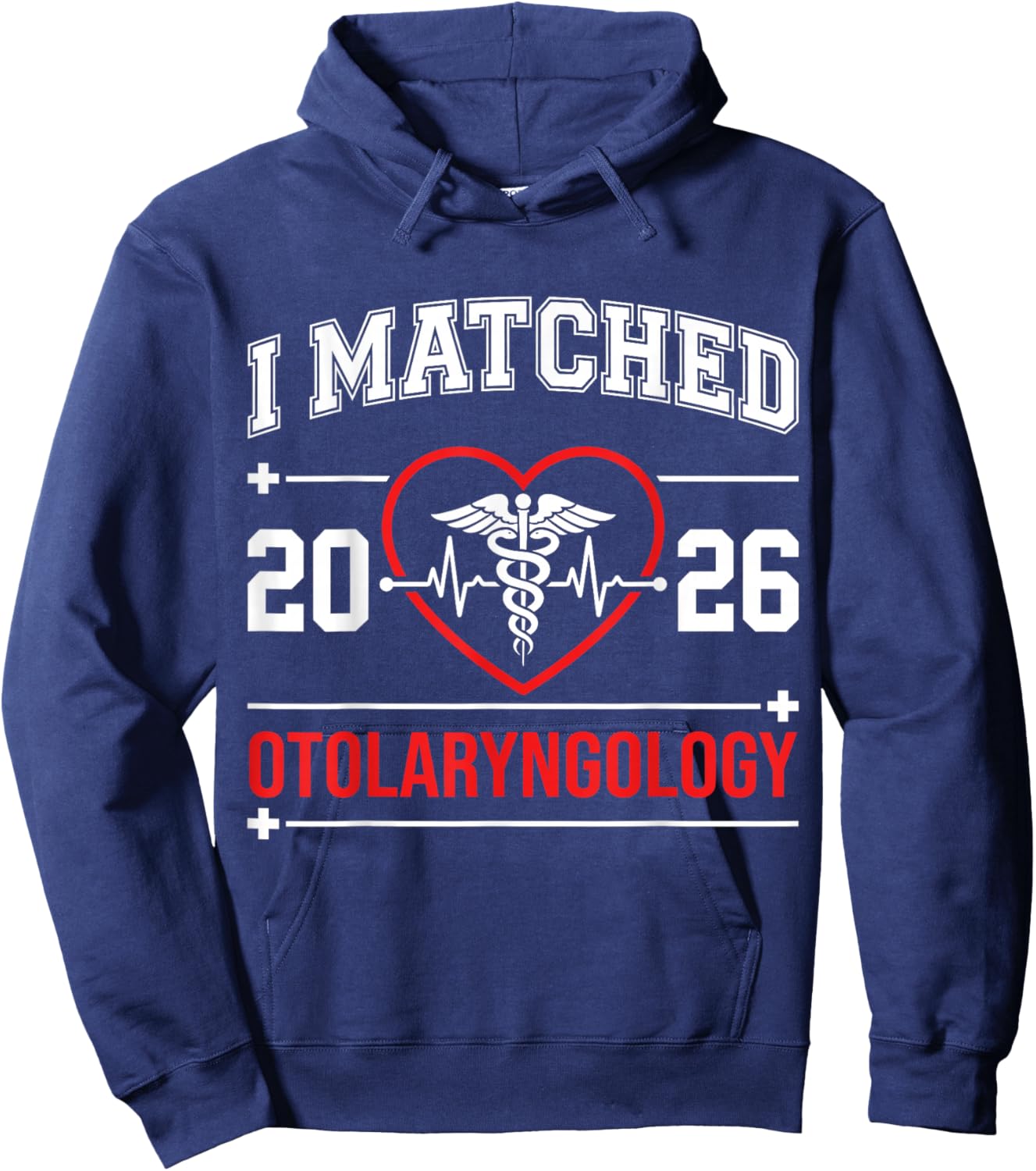 I Matched 2026 Otolaryngology ENT Residency Match Day Doctor Hoodie - Hoodie | Navy