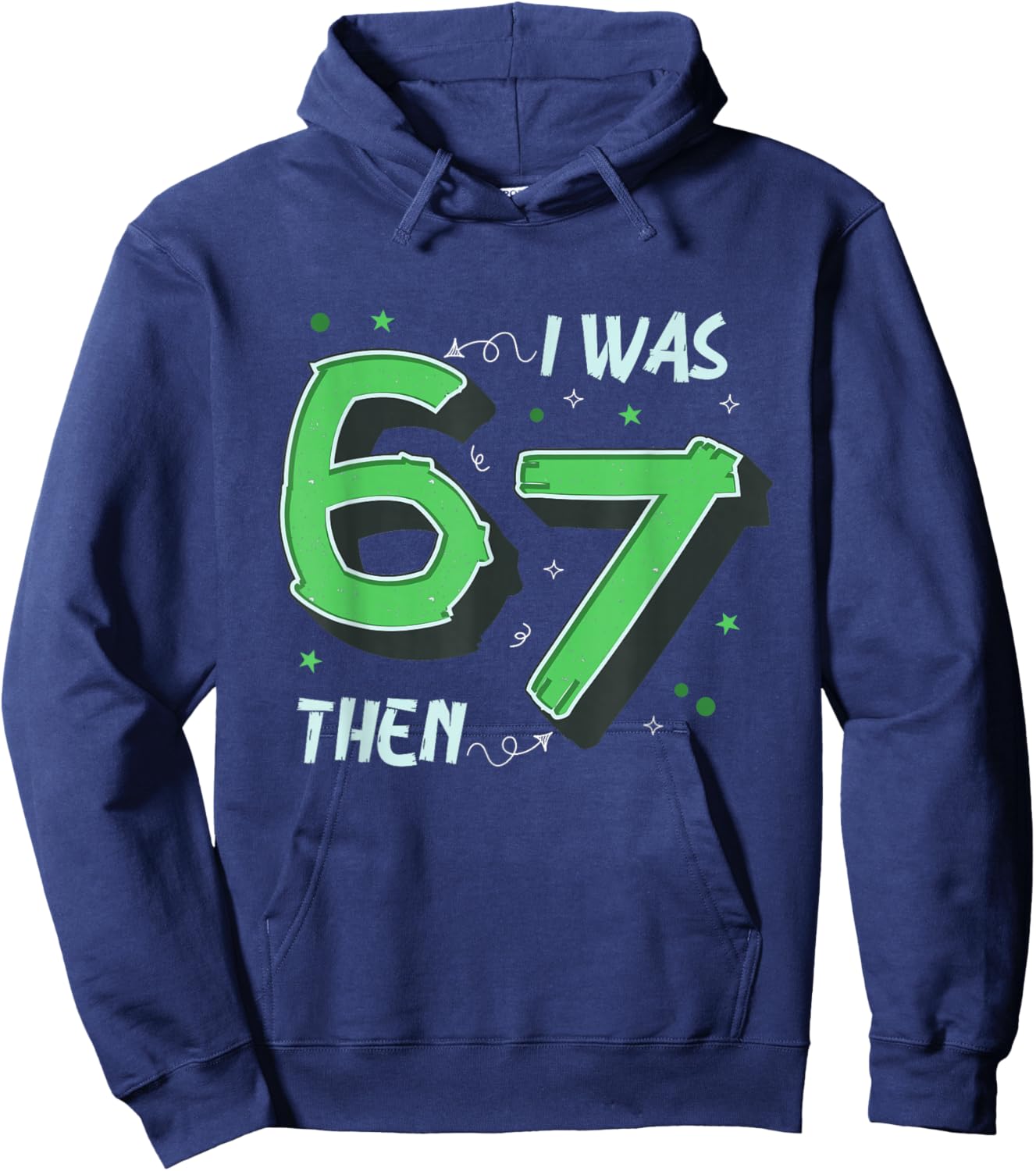 I was 6 Then 7 Now I'm 8 Hoodie - Hoodie | Navy