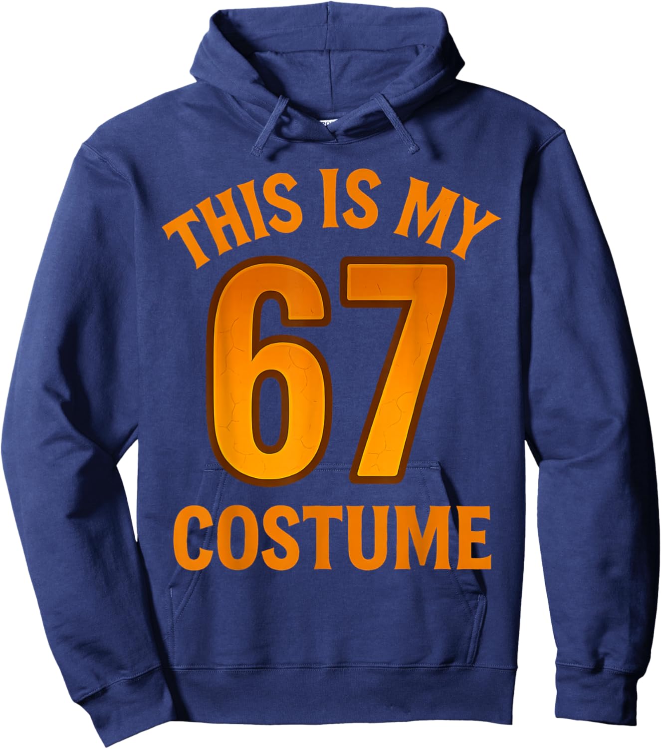 This is My Halloween 67 Costume Lazy Brainrot Meme Boys Kids Hoodie - Hoodie | Navy