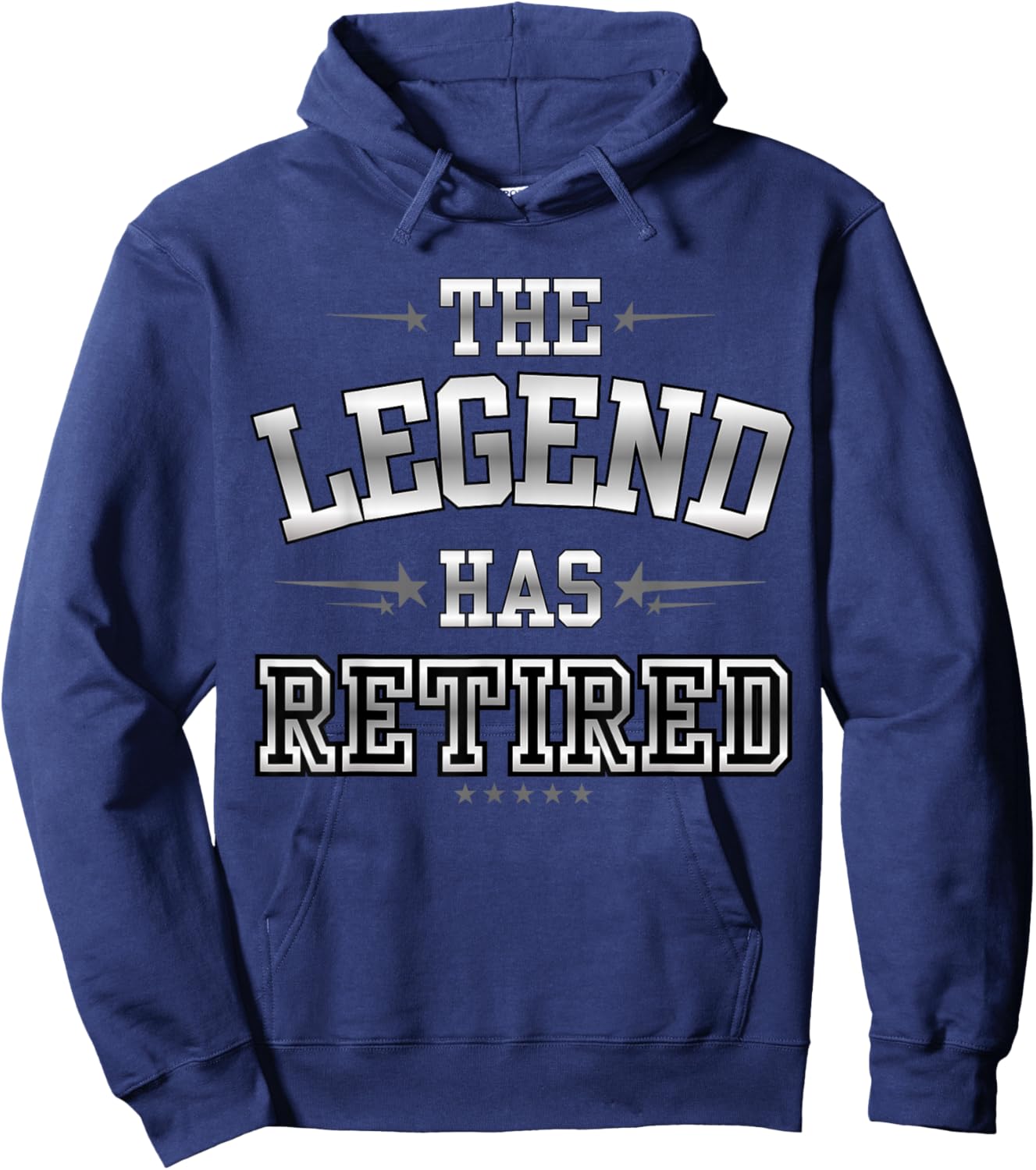 Retirement Gifts Funny Graphic The Legend Has Retired Hoodie - Hoodie | Navy