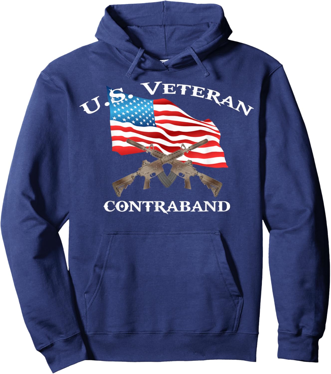 Contraband - U.S. Veteran Hoodie - Hoodie | Navy