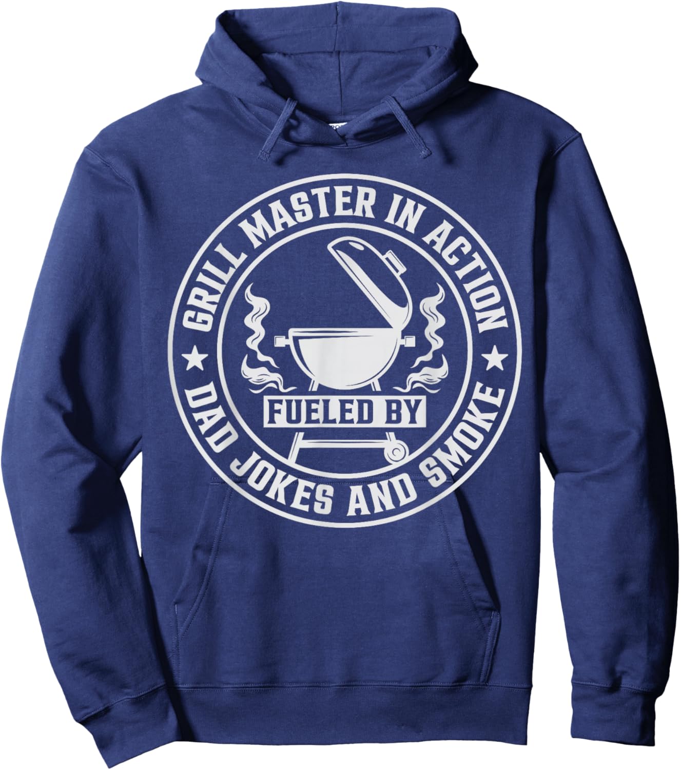 Barbecue Grill Love Dad Meat Smoker Funny BBQ Pit Master Men Hoodie - Hoodie | Navy