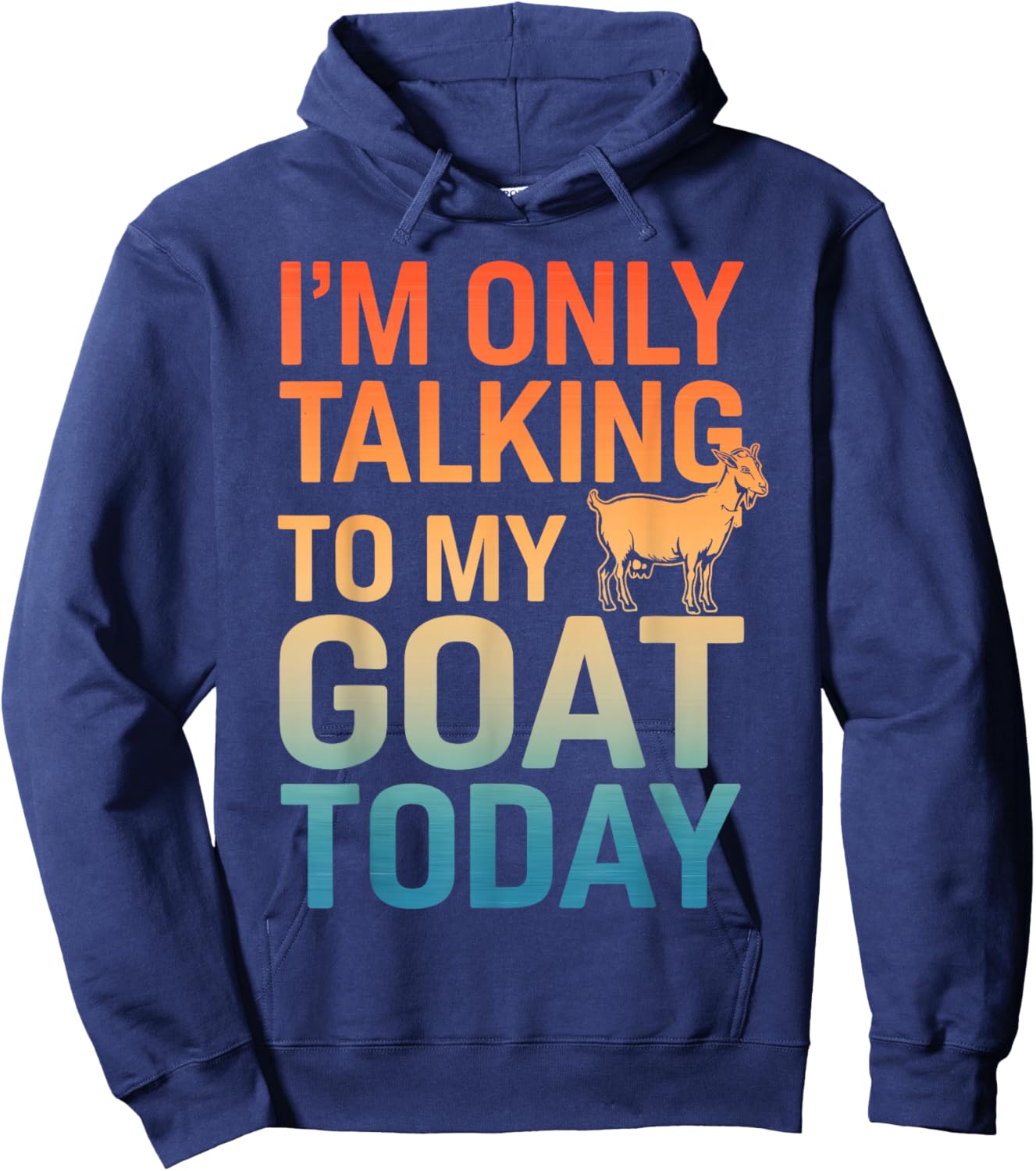 Funny Goat Design Women Kids Boer Pygmy Goat Lover Hoodie - Hoodie | Navy