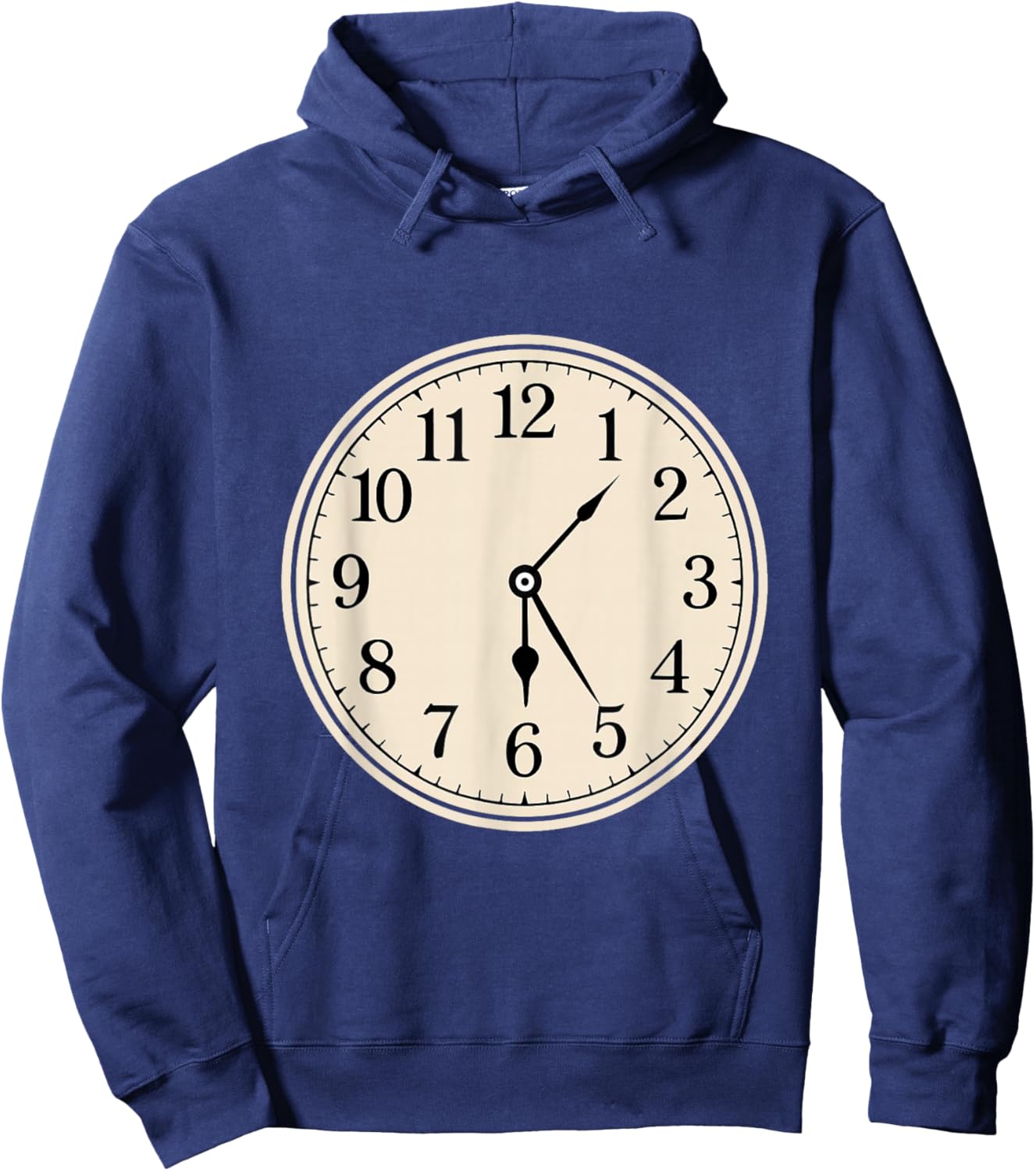 Funny Meme Saying 6 7 Women Kids Clock Time Hoodie - Hoodie | Navy