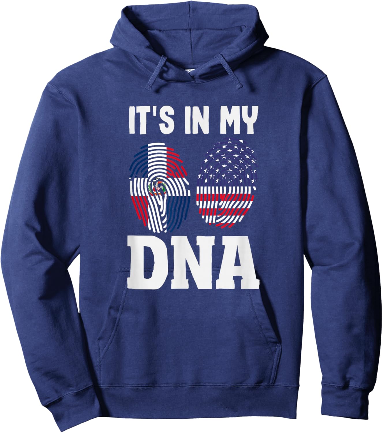 It's in My DNA Dominican Republic Pride Hoodie - Hoodie | Navy