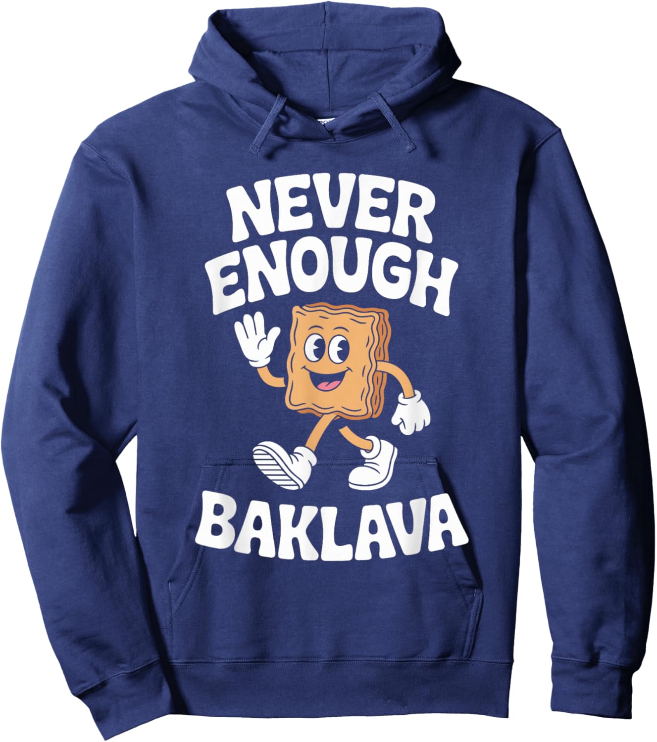 Funny Baklava Retro Hoodie - Hoodie | Navy