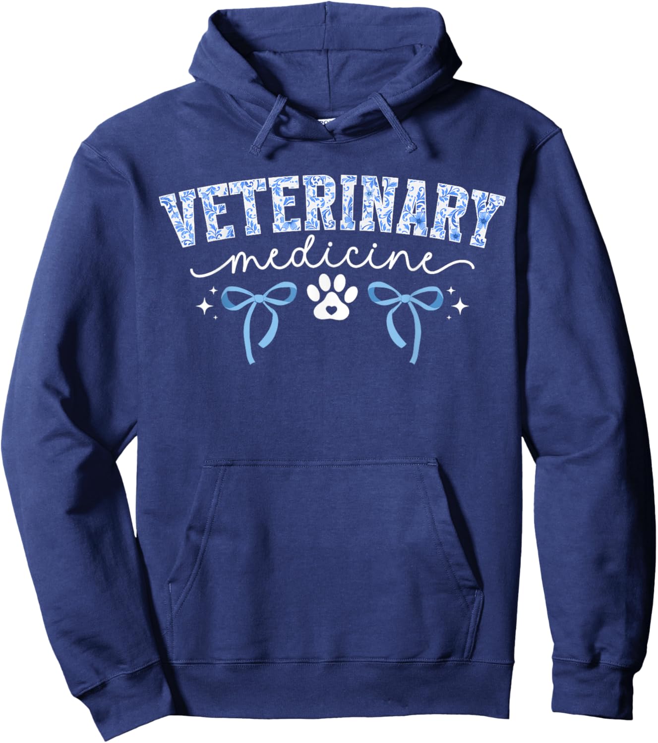 Veterinary Medicine Coquette Vet Med Vet Medicine Hoodie - Hoodie | Navy