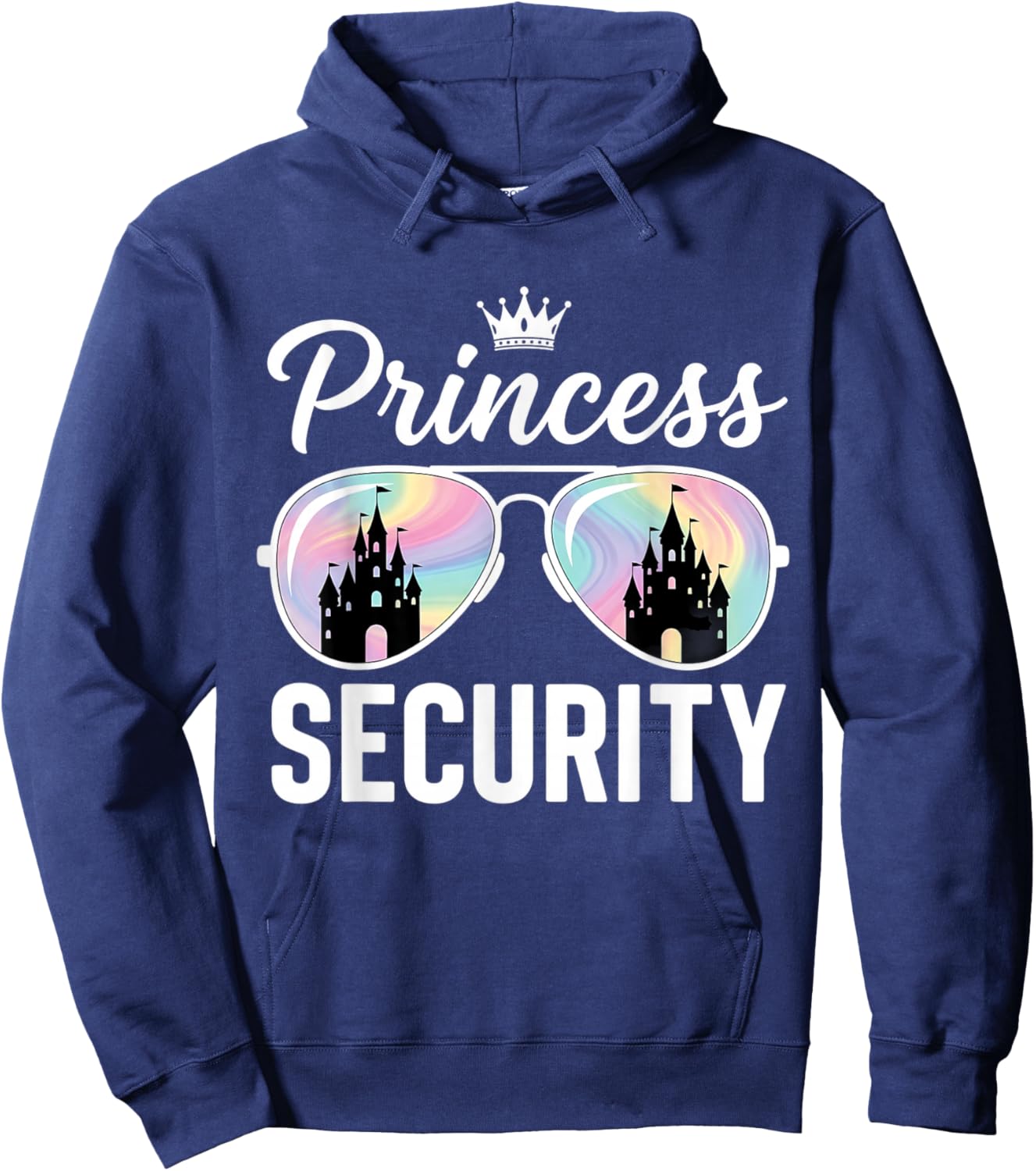 Princess Security Squad Vacation Family Matching Hoodie - Hoodie | Navy