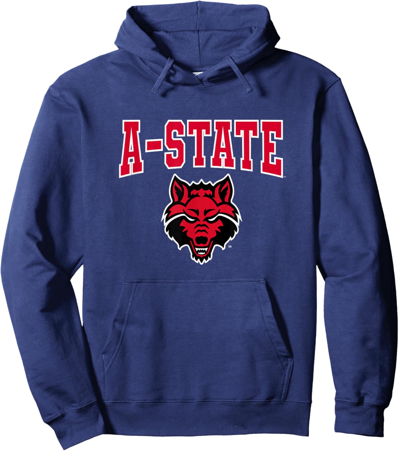 Arkansas State Red Wolves A-State NCAA ASTATE08 Hoodie - Hoodie | Navy