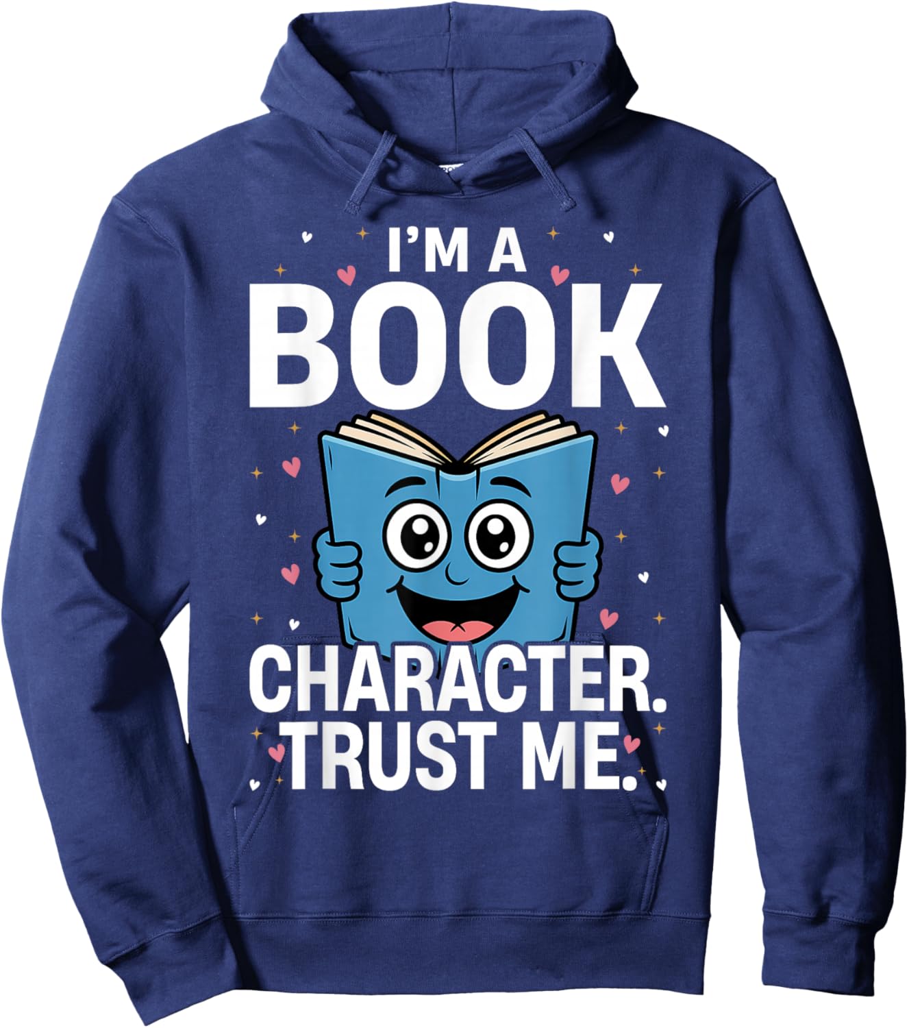 I'm a Book Character Costumes for Kids Storybook Hoodie - Hoodie | Navy