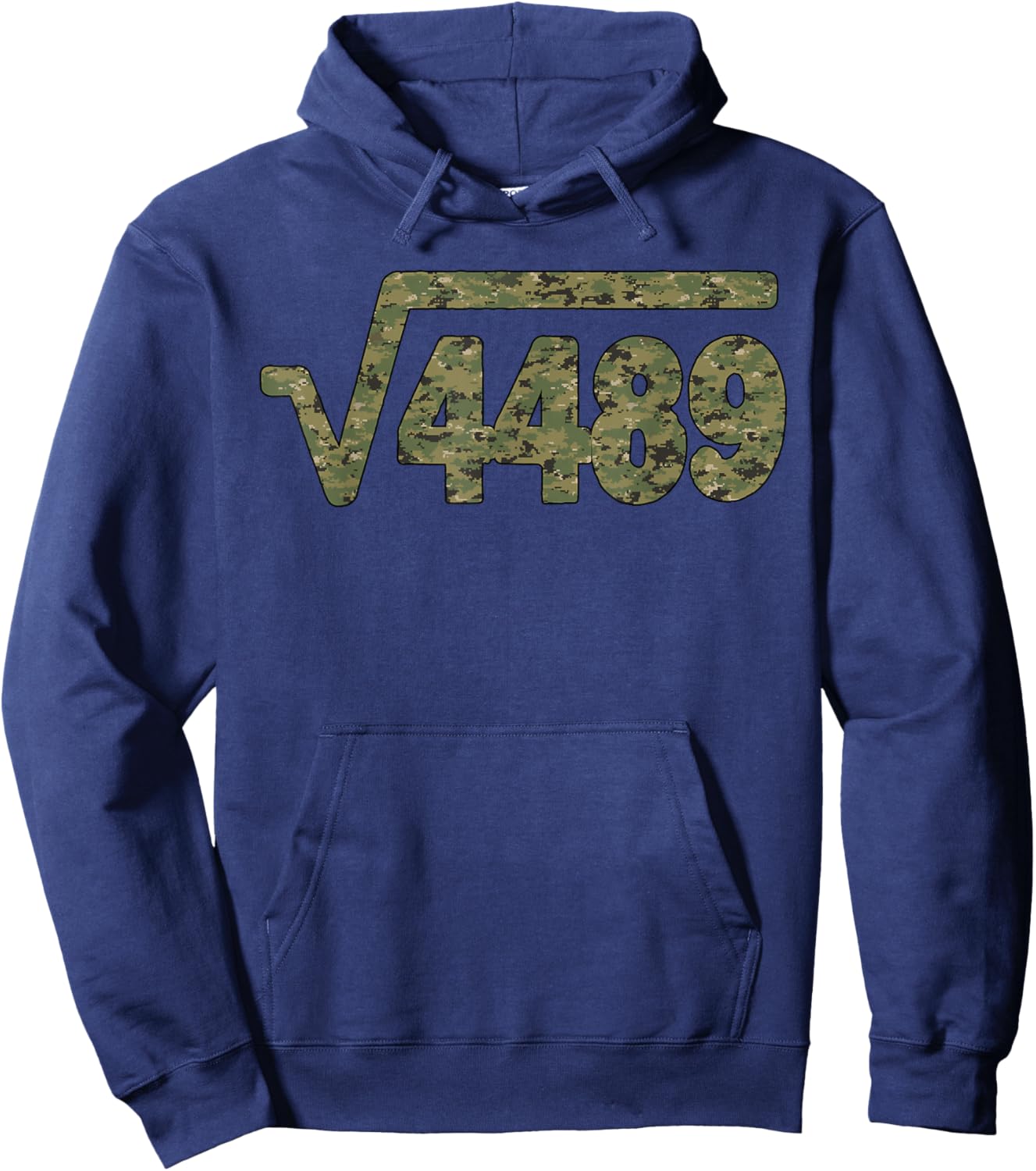 6 7 Army Pattern Meme Square Root 4489 Slang Math Teacher Hoodie - Hoodie | Navy