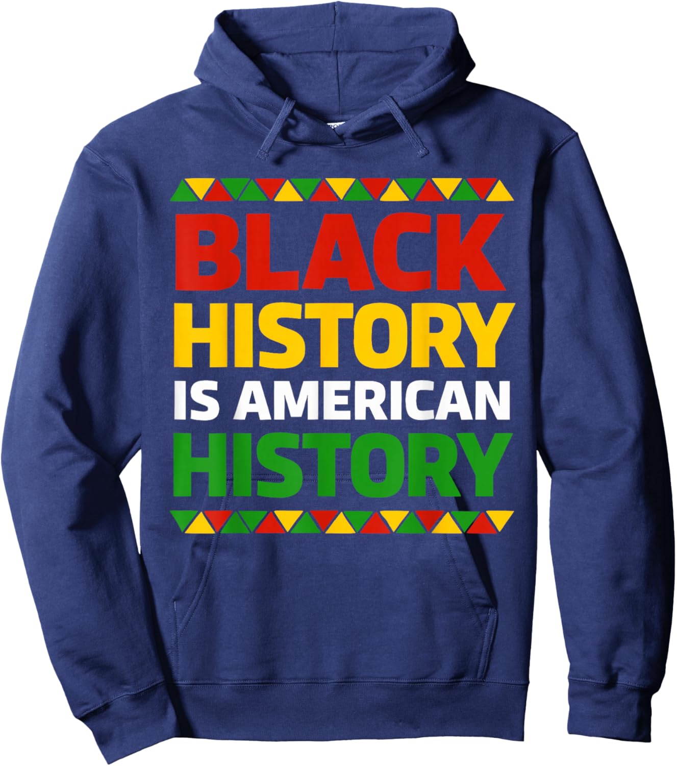 Black History is American History African Attire Women Kids Hoodie - Hoodie | Navy