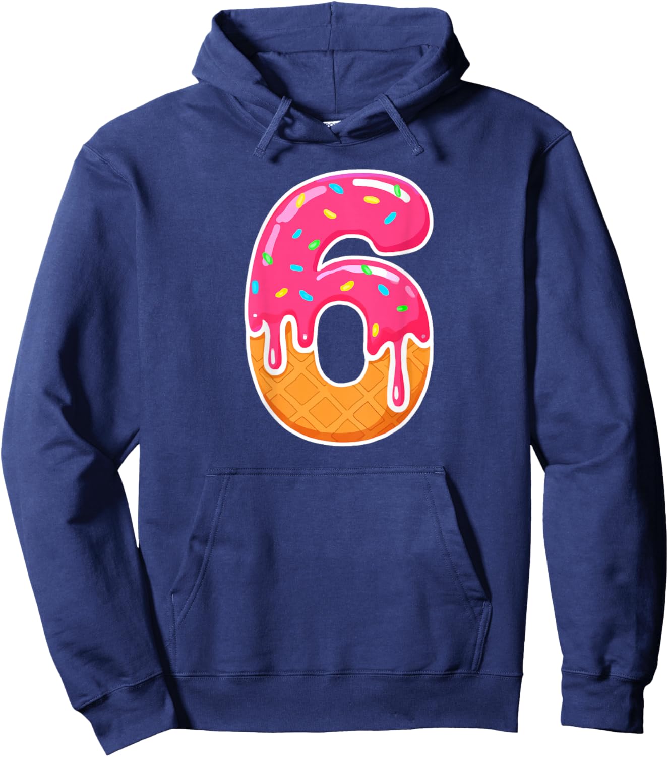 67 Ice Cream Drip Meme 6 7 Hallowee Costume Couple (On Back) Hoodie - Hoodie | Navy