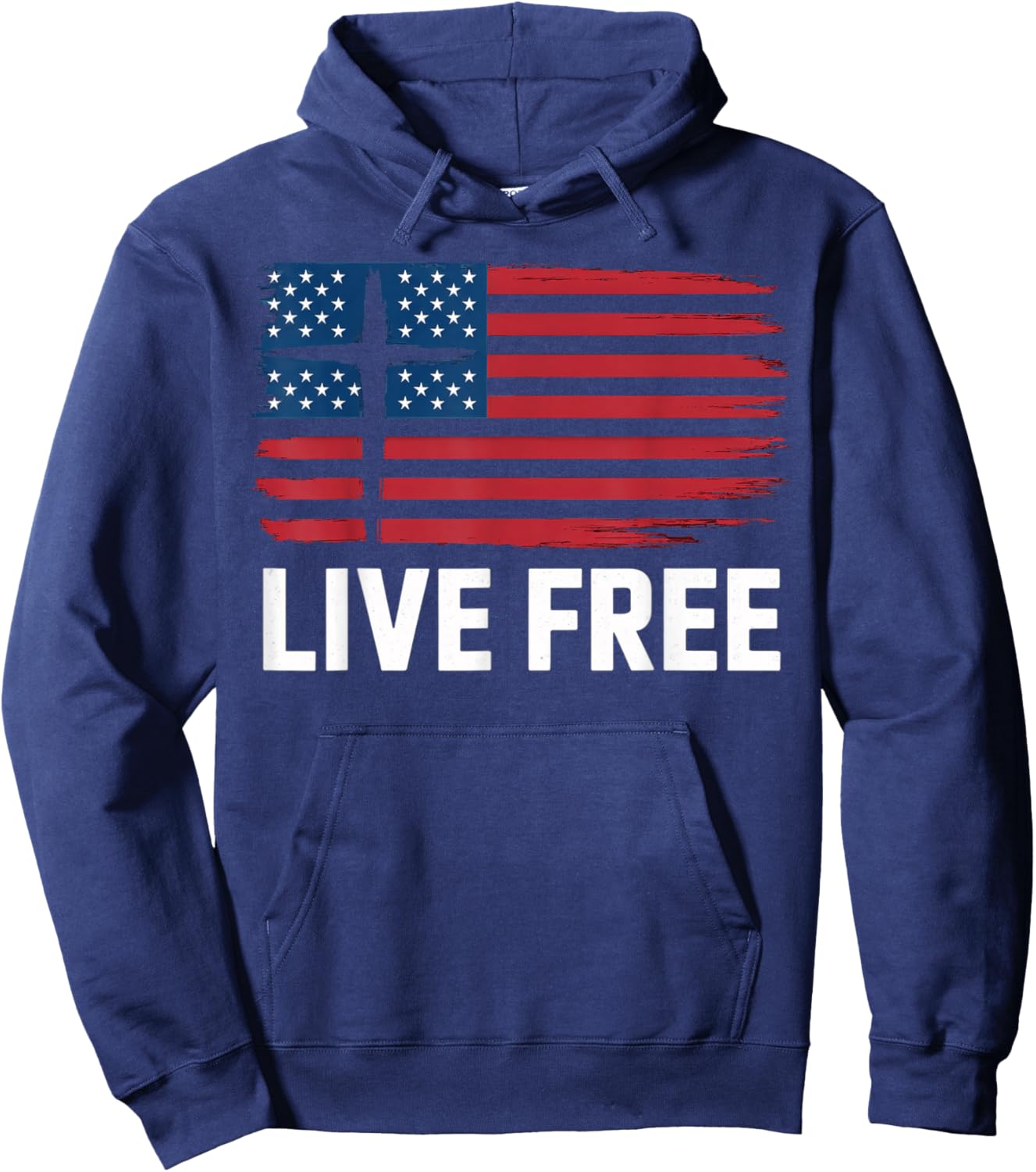 Live Free Hoodie - Hoodie | Navy