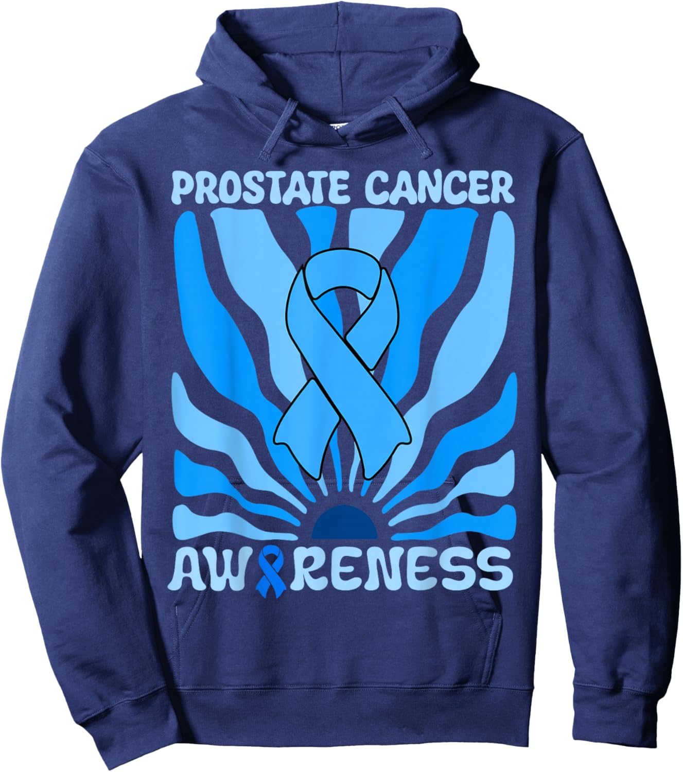 Prostate Cancer Awarness Support Hoodie - Hoodie | Navy