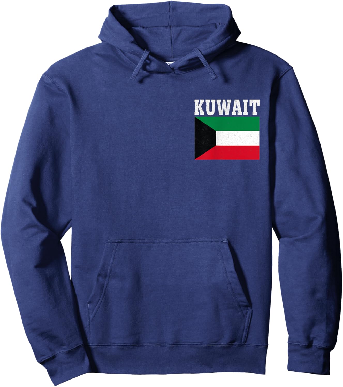 Kuwait Flag Patriotic National Roots Souvenir Hoodie - Hoodie | Navy