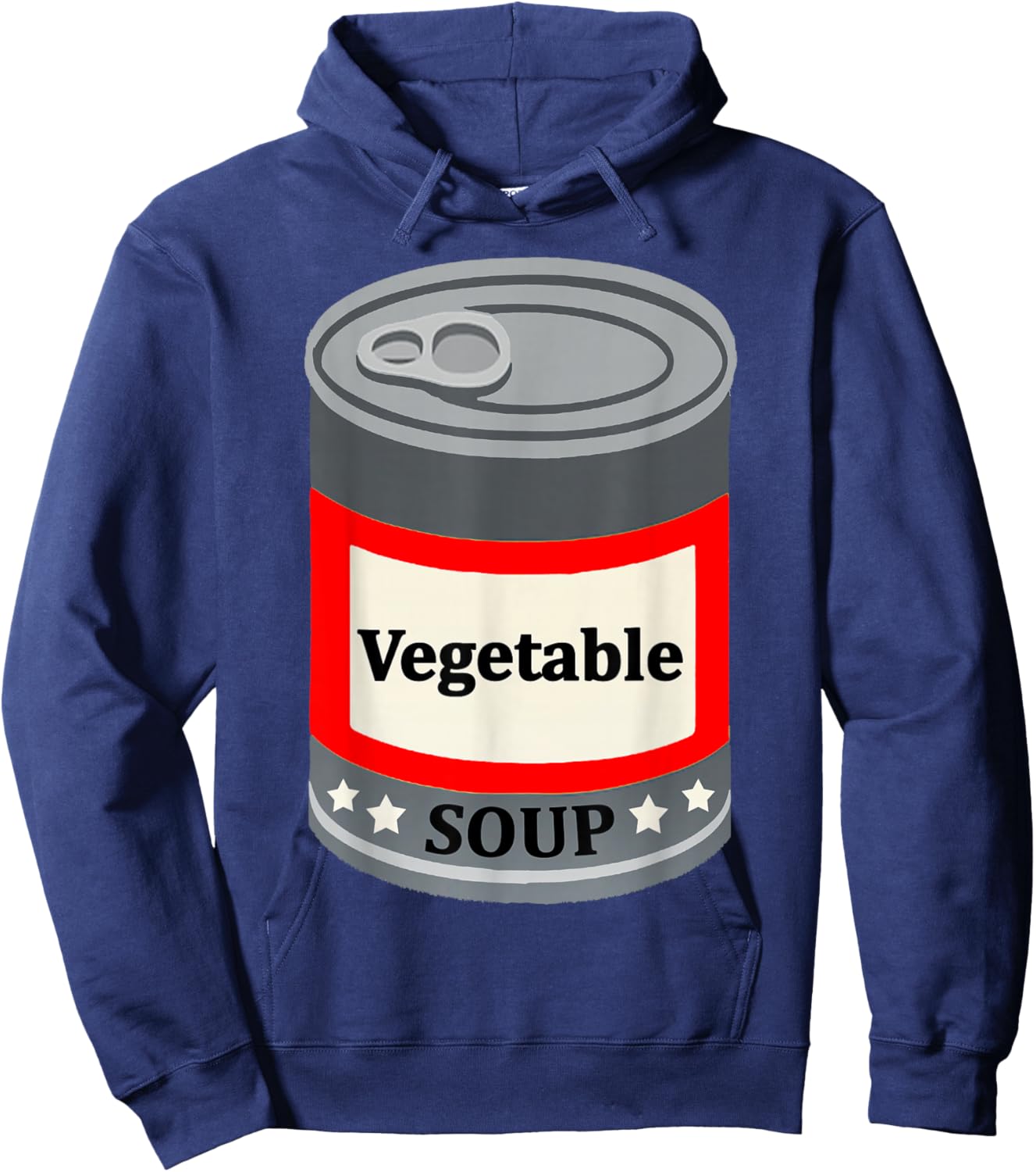 Vegetable Canned Soup Last Minute Fun Easy Halloween Costume Hoodie - Hoodie | Navy