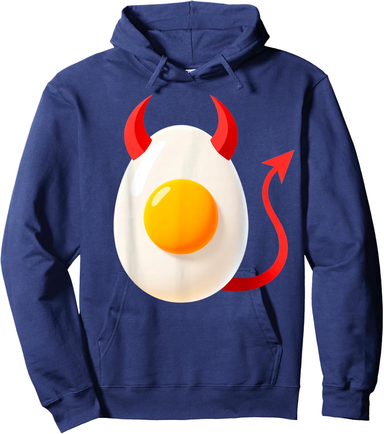 Deviled Egg Day Costume Funny Halloween Love Eggs Hoodie - Hoodie | Navy