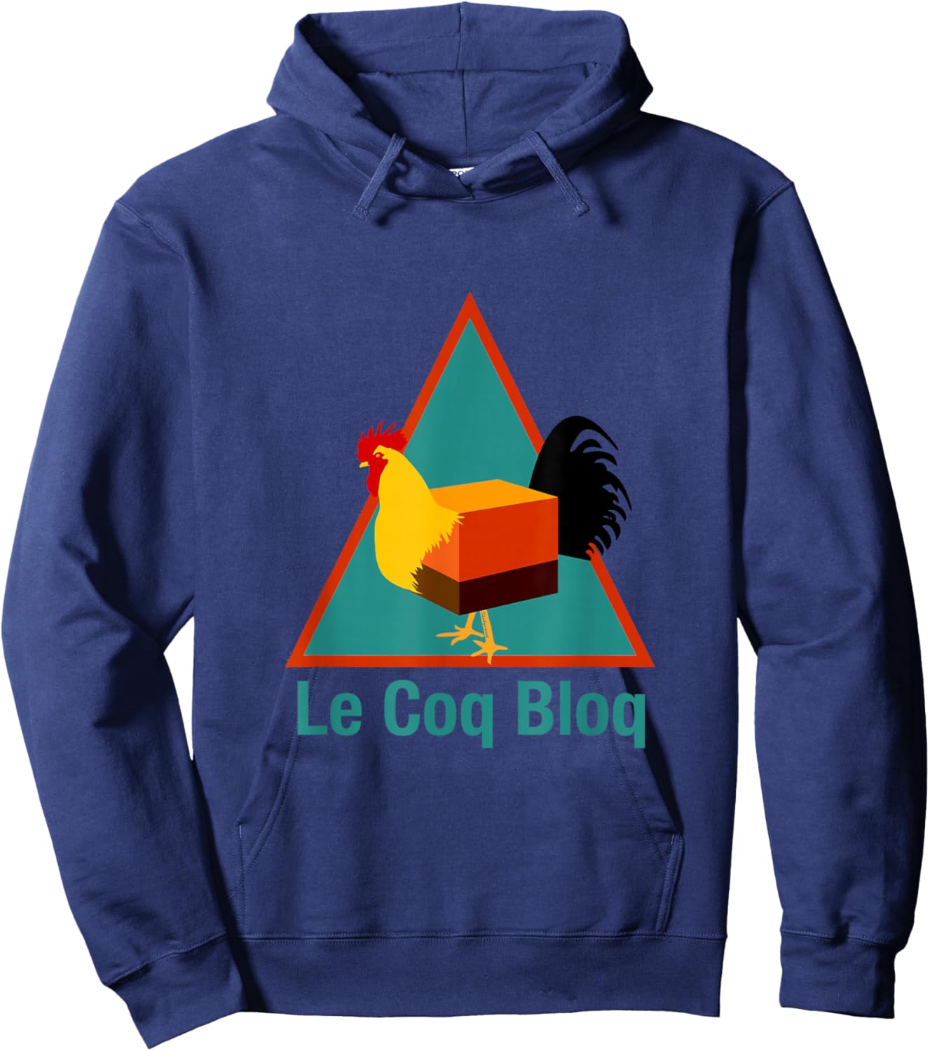 Le Coq Bloq - Parody Hipster Streetwear Luxury Shirt Hoodie - Hoodie | Navy