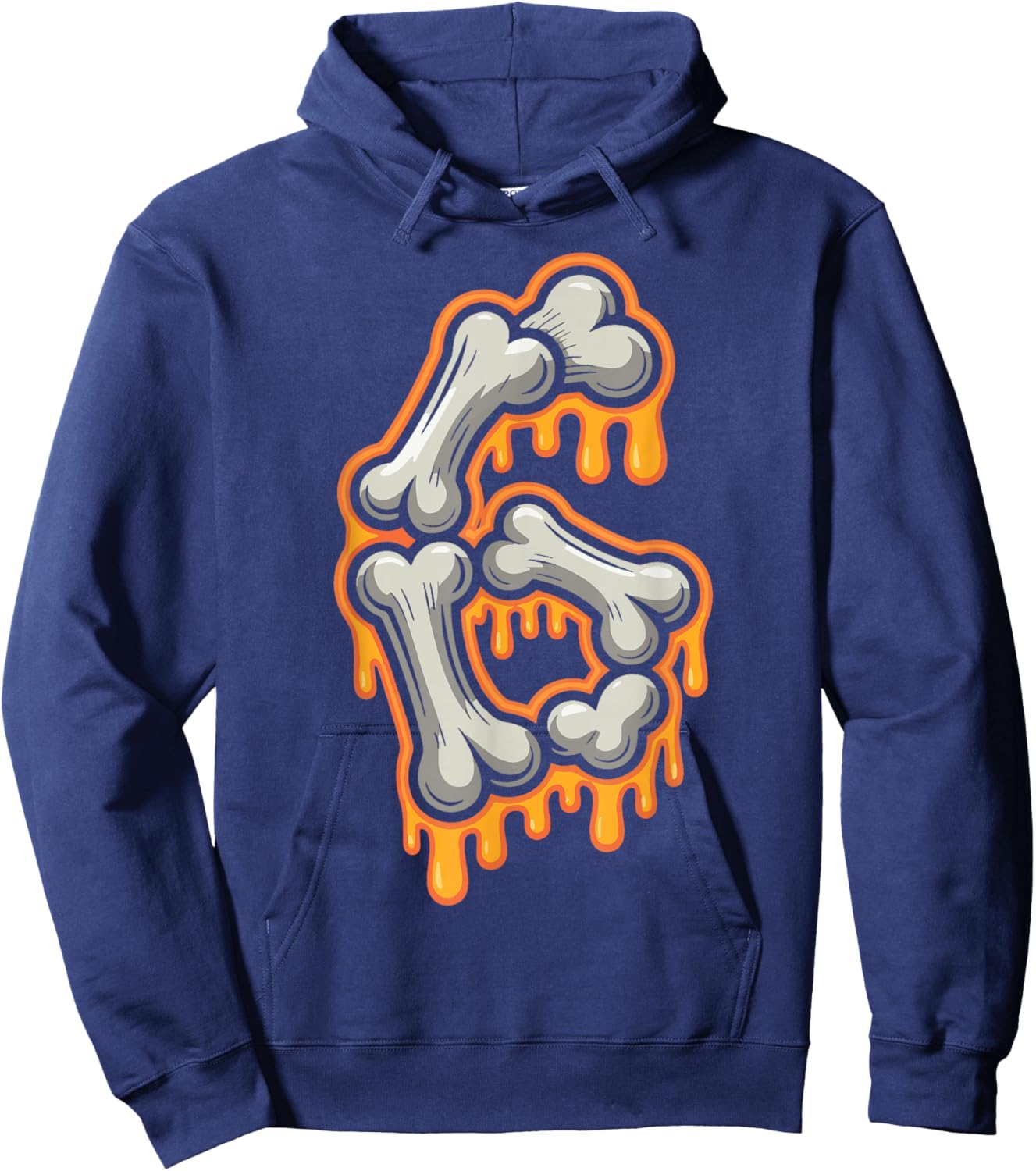 Six Seven Meme Skeleton 6 7 Halloween Costume for Couples Hoodie - Hoodie | Navy