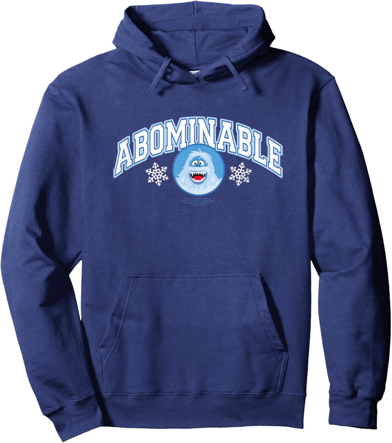 Rudolph Bumble The Abominable Snowmonster Retro Christmas Hoodie - Hoodie | Navy
