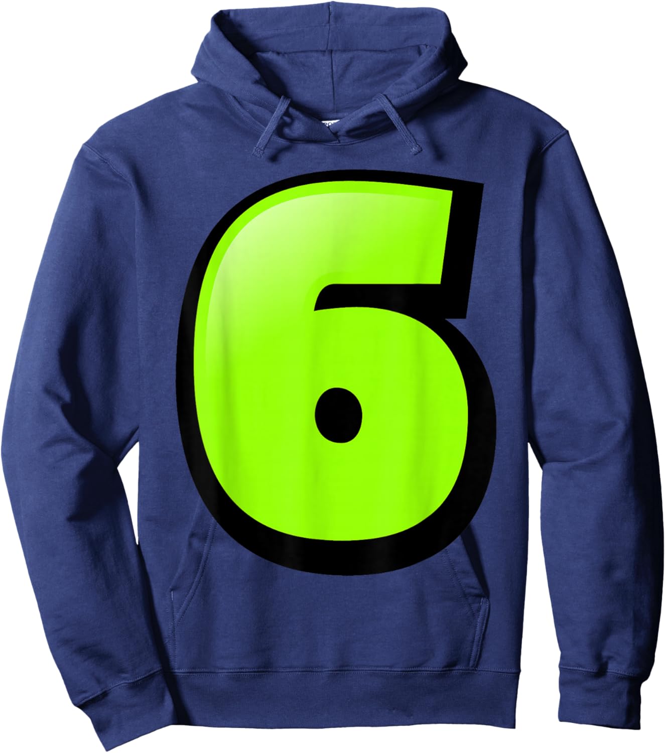 6 Number Six Seven 67 Gen Alpha Slang T Funny Meme Matching Hoodie - Hoodie | Navy