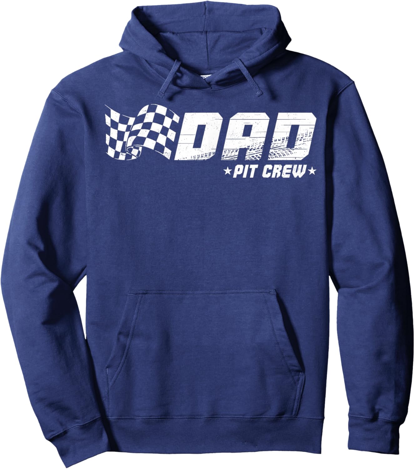 DAD Pit Crew Race Car Birthday Family Matching Pit Crew Hoodie - Hoodie | Navy