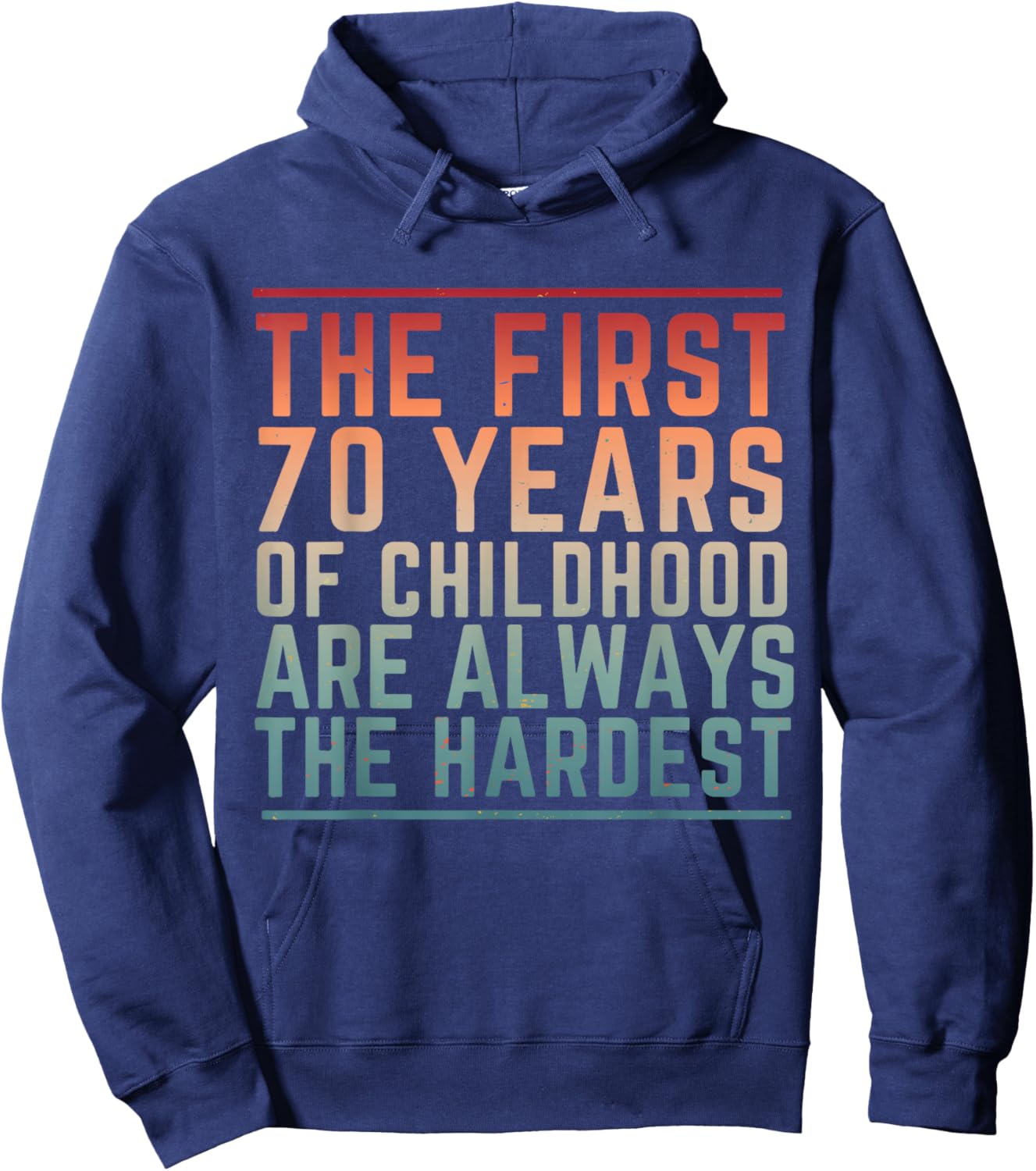 Funny 70 Birthday Legend Turning 70yr Humor Retro 1956 Hoodie - Hoodie | Navy