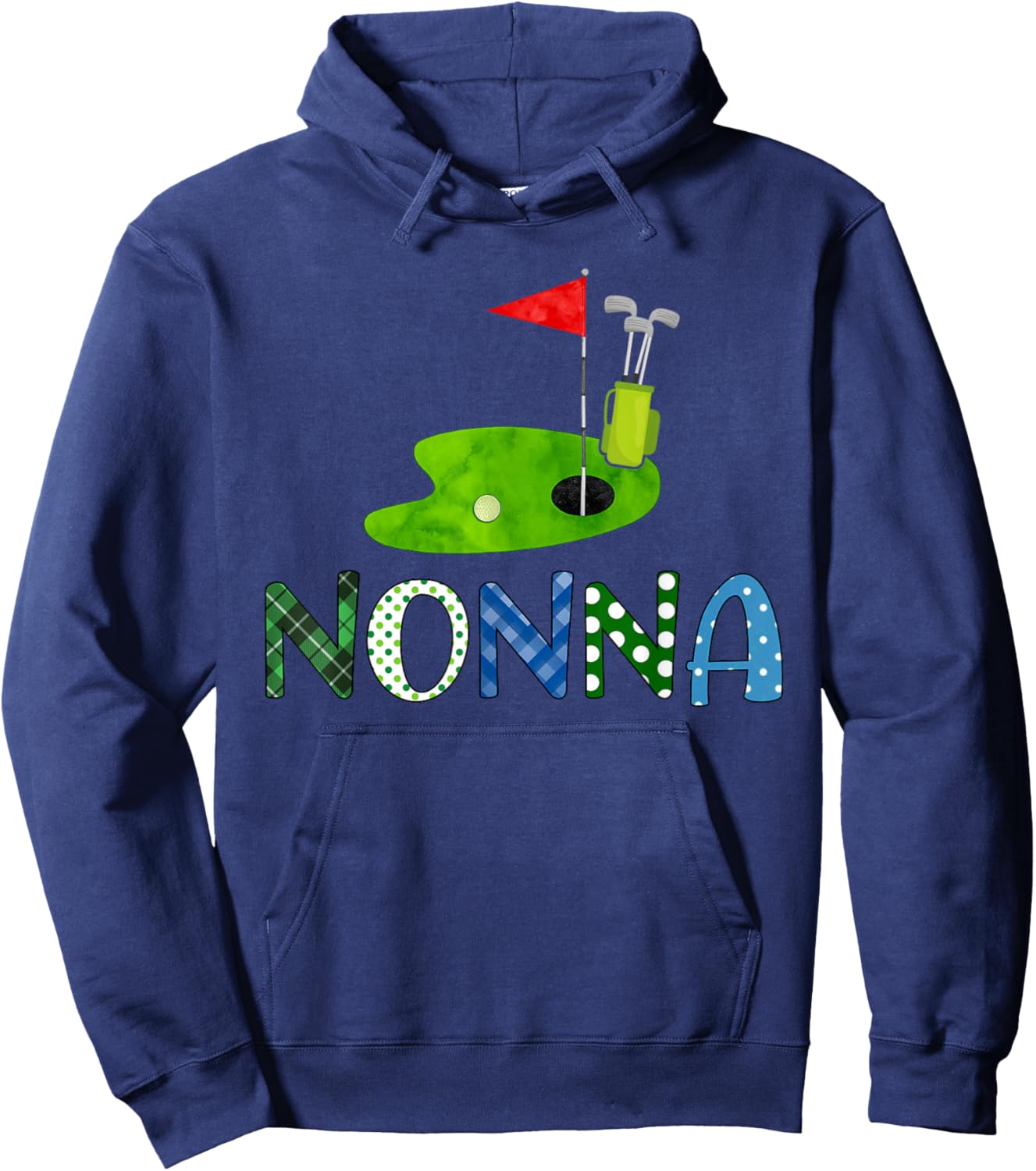 Nonna Golf Sport Matching Family Golf Lover Hoodie - Hoodie | Navy