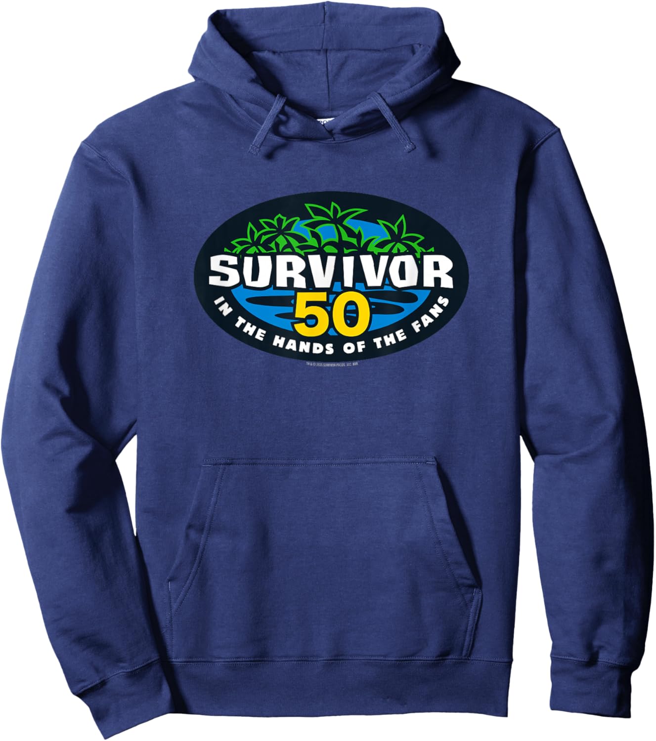 Survivor Season 50 Logo Officially Licensed Hoodie - Hoodie | Navy
