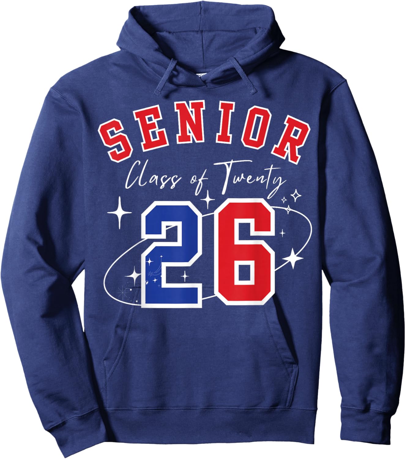 Senior 2026 Class of 2026 Graduation Hoodie - Hoodie | Navy