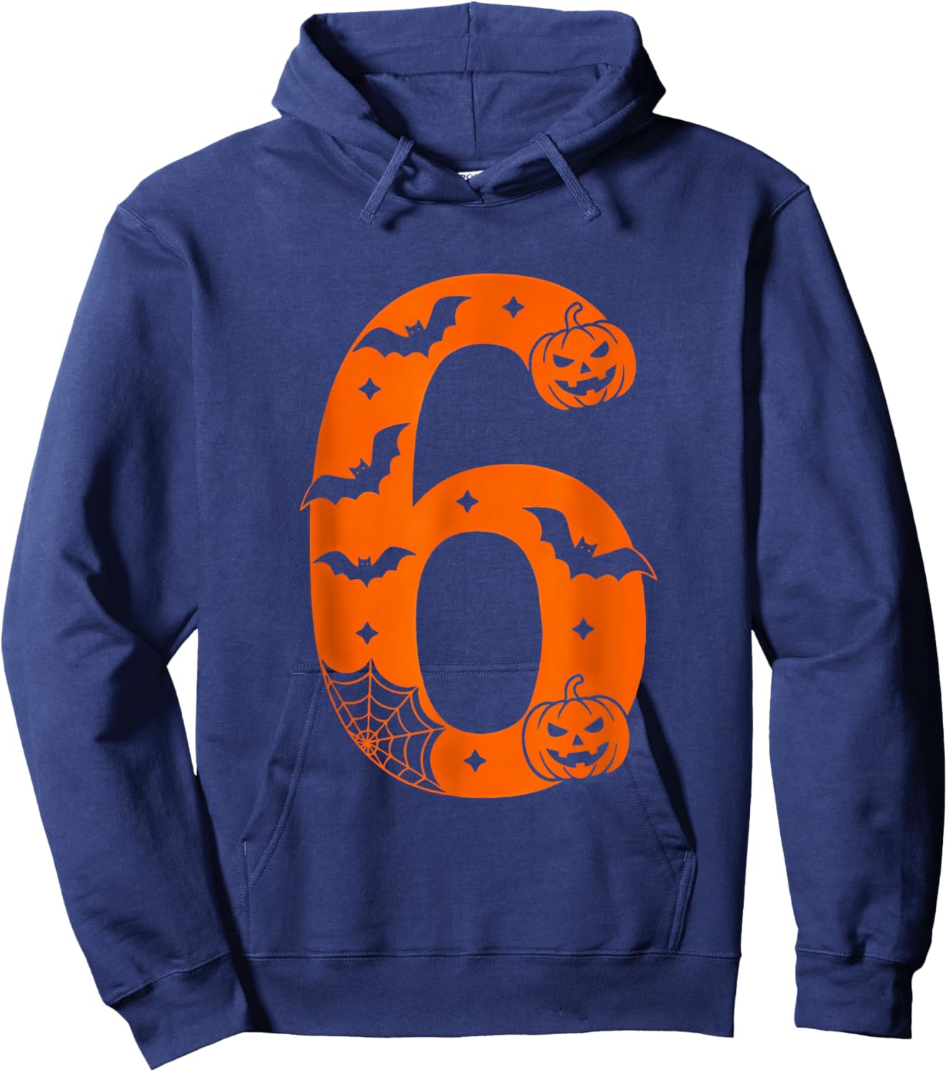 Number 6 Funny Six Seven Meme Halloween Hoodie - Hoodie | Navy