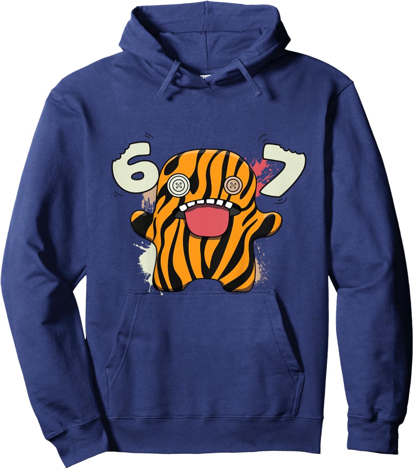 Fuggler 67 Meme Oogah Boogah Tiger Kids Hoodie - Hoodie | Navy