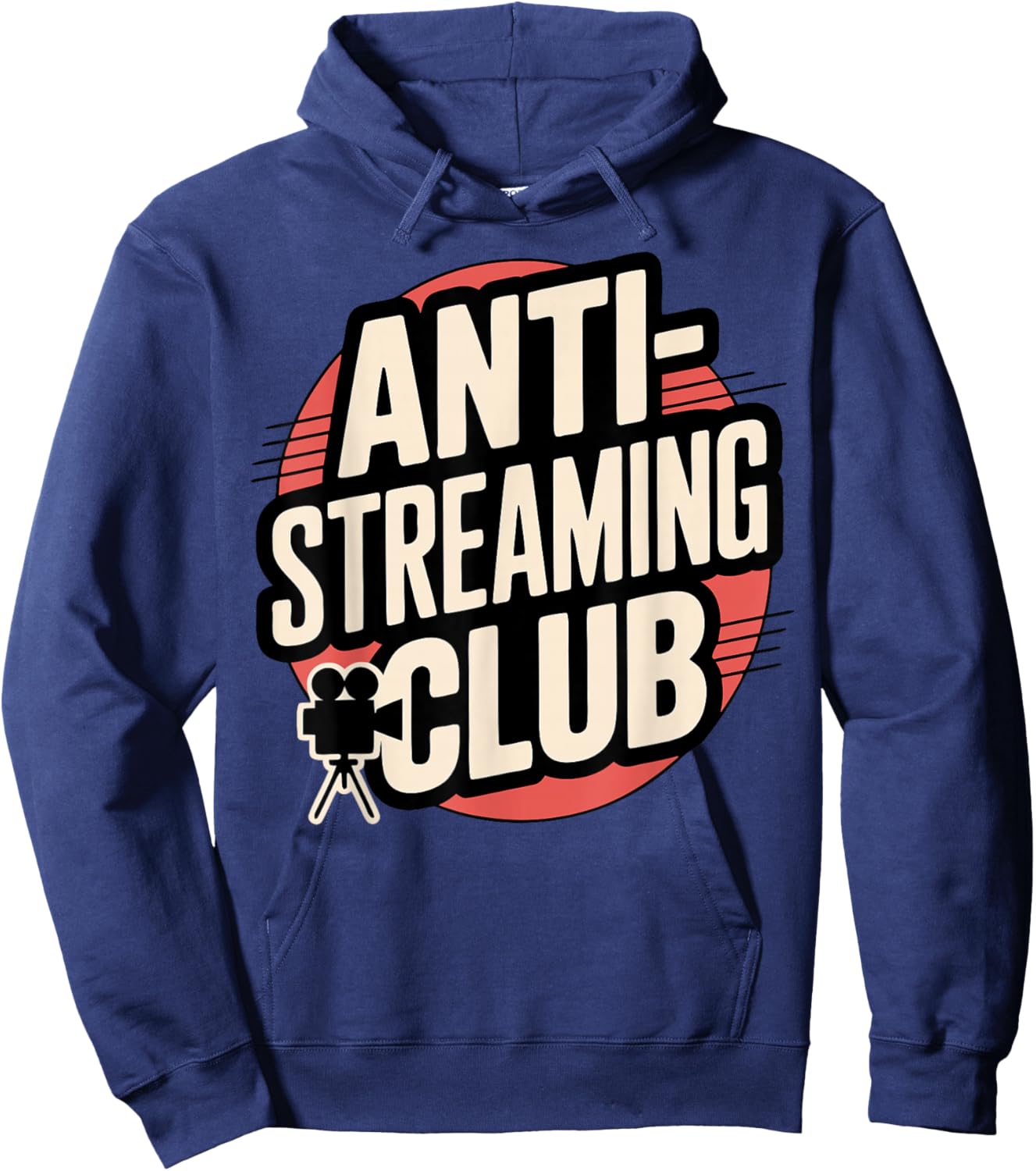Funny Cinema Theater Movie Lover Hoodie - Hoodie | Navy
