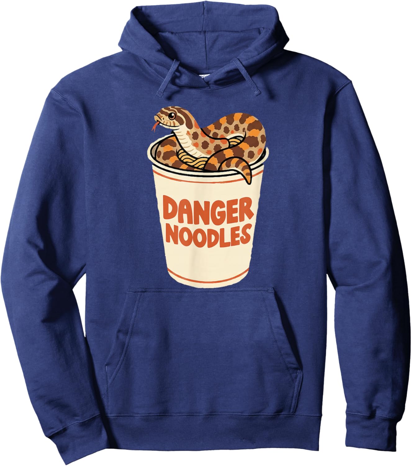 Danger Noodles Hognose Snake Owner Hognose Snake Lover Hoodie - Hoodie | Navy