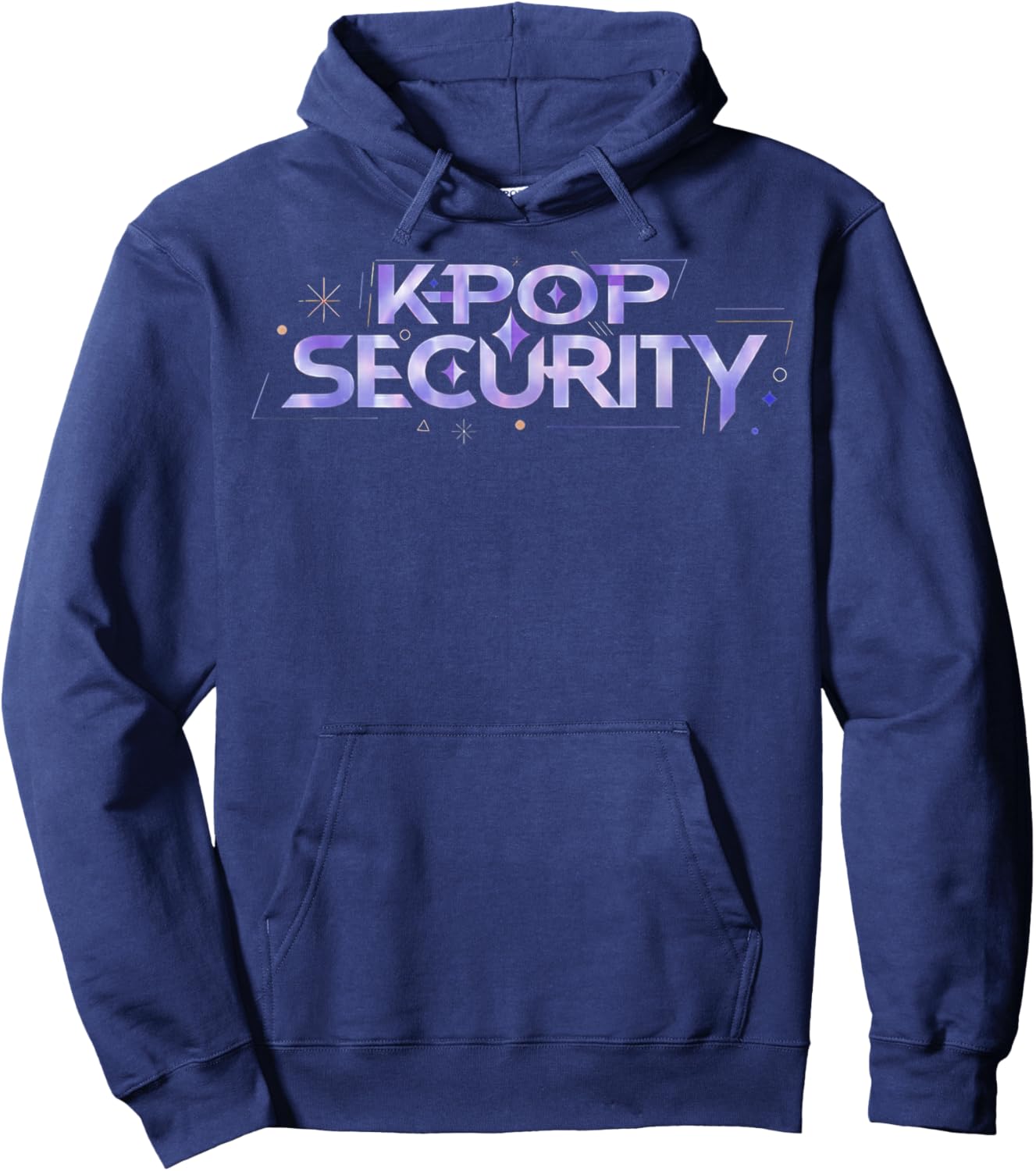 K-Pop Security Mom Dad Kids Funny Birthday Concert Staff Hoodie - Hoodie | Navy