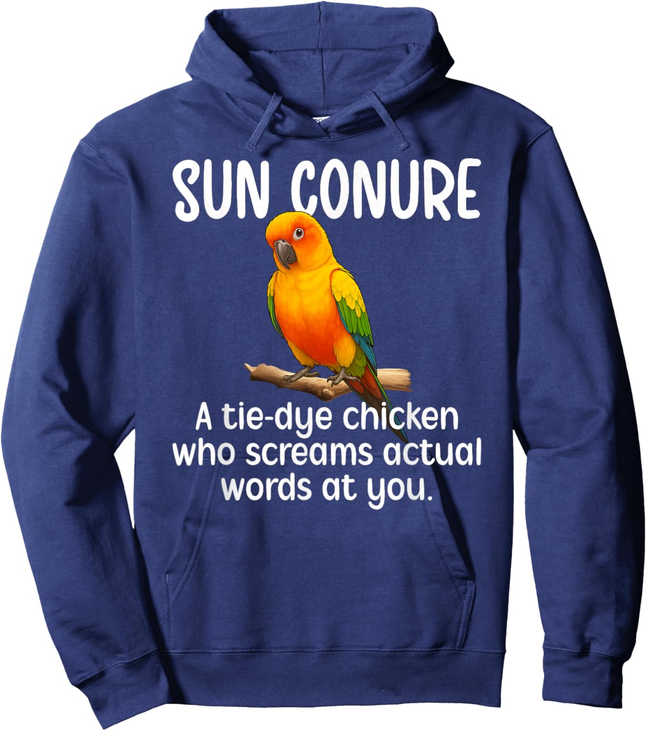 Sun Conure Definition Sun Conure Owner Sun Conure Lover Hoodie - Hoodie | Navy