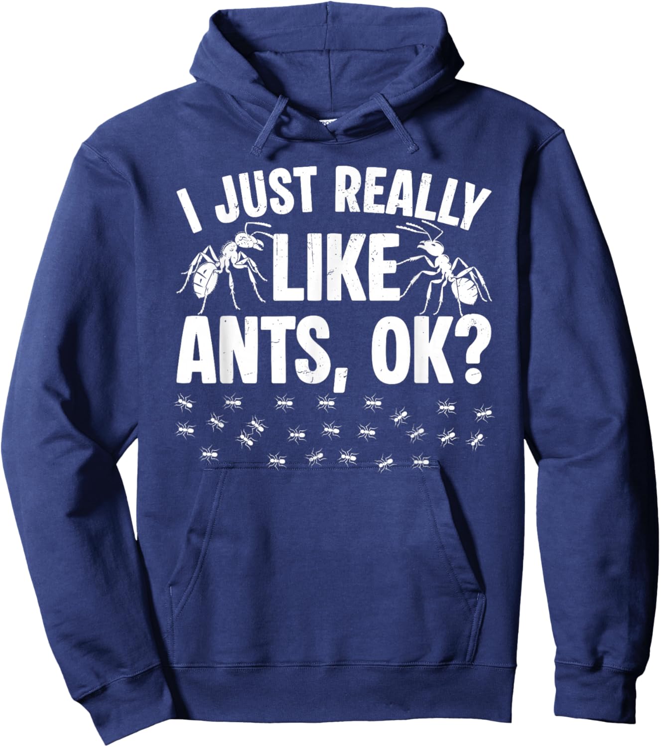 Funny Ant Art Women Kids Insect Entomology Ants Hoodie - Hoodie | Navy
