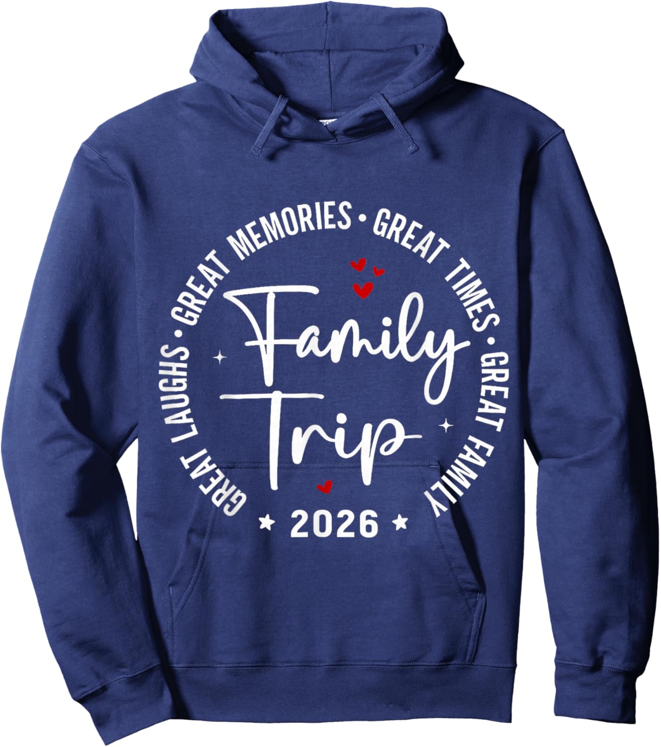Family Trip Vacation 2026 Matching Summer Group Hoodie - Hoodie | Navy