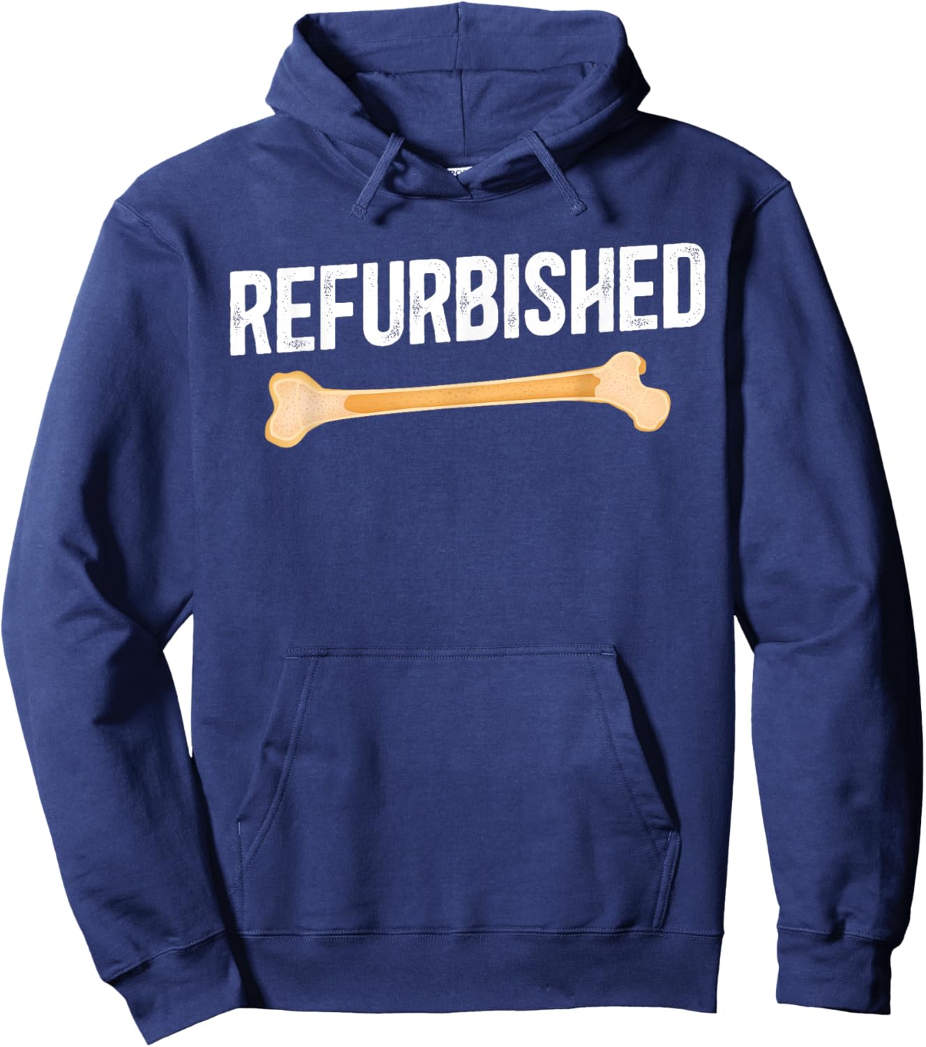 Refurbished Bone Marrow Transplant Survivor BMT Recipient Hoodie - Hoodie | Navy