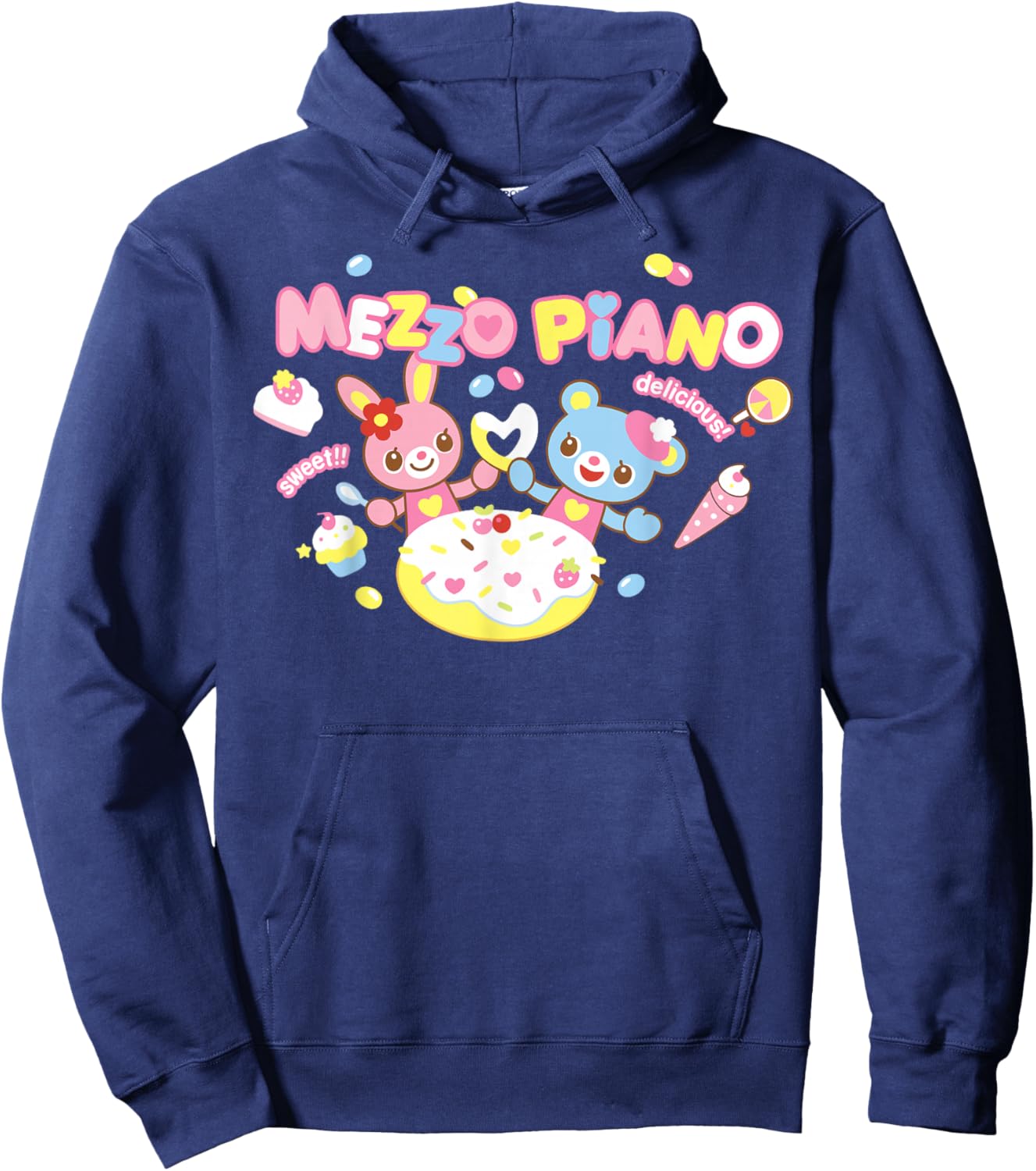 Mezzo-Piano Cute fujiko core japanesse Hoodie - Hoodie | Navy