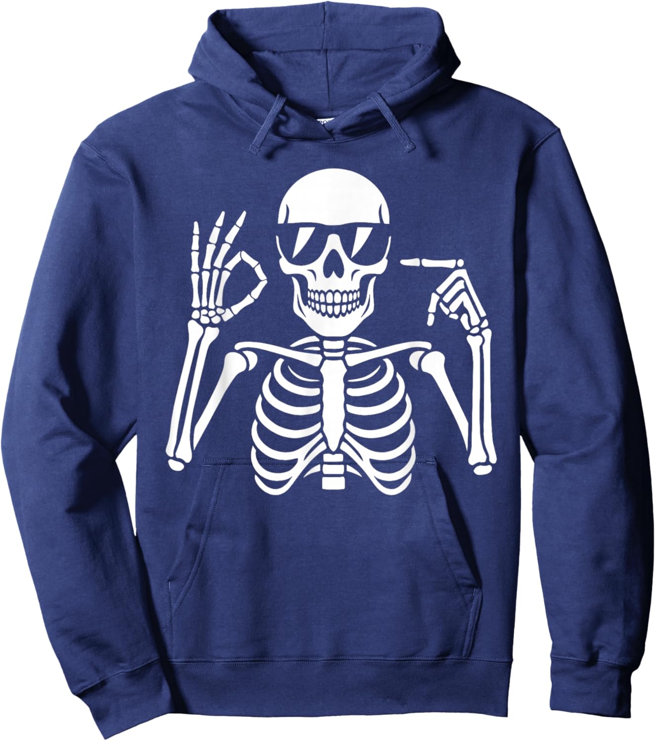 67 Skeleton Funny Six Seven Gen Alpha Halloween Meme Hoodie - Hoodie | Navy