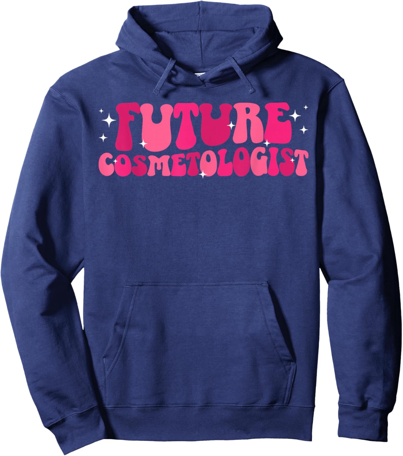 Future Cosmetologist to Be Groovy Cosmetology Student Hoodie - Hoodie | Navy