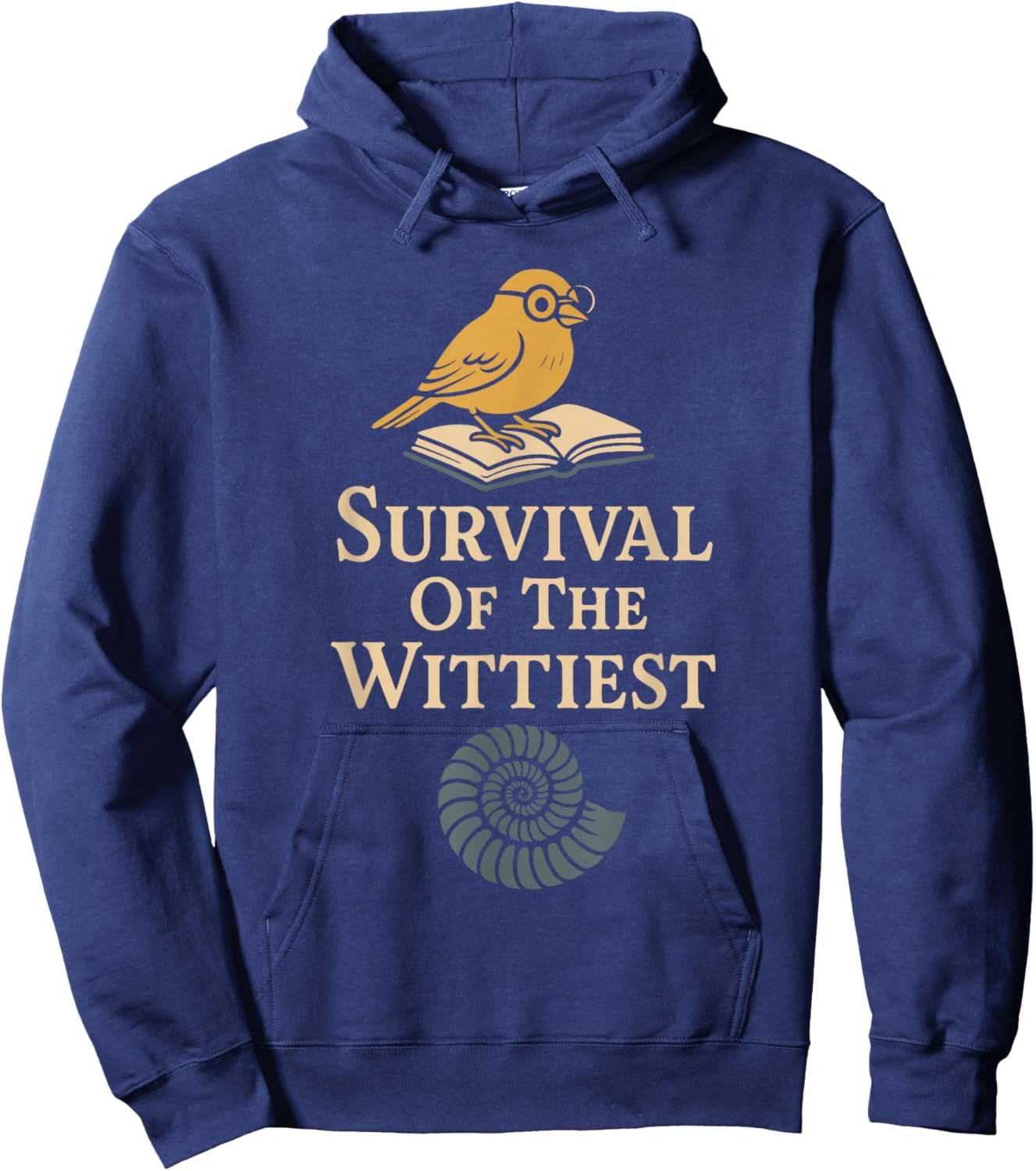 Charles Darwin Gift Natural Selection Science Quote Hoodie - Hoodie | Navy