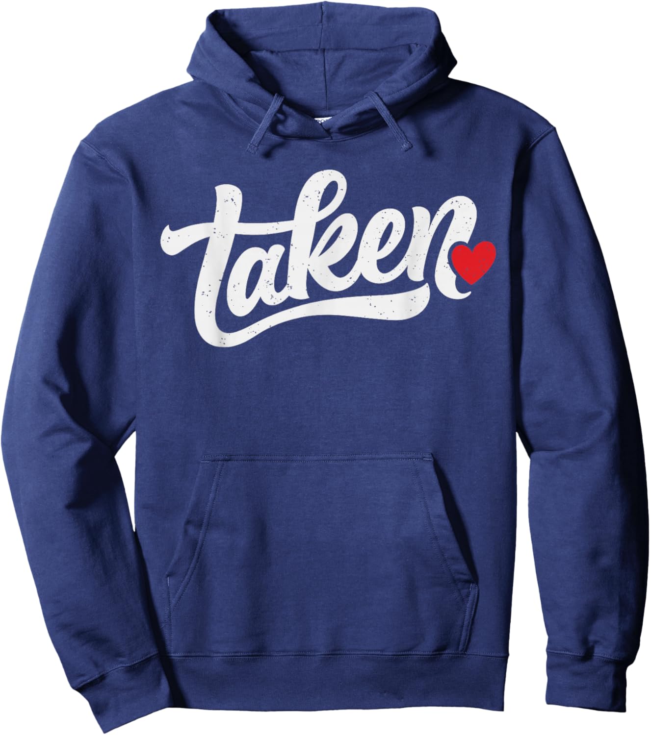 Taken Heart Funny Valentines Day Couple Married Relationship Hoodie - Hoodie | Navy
