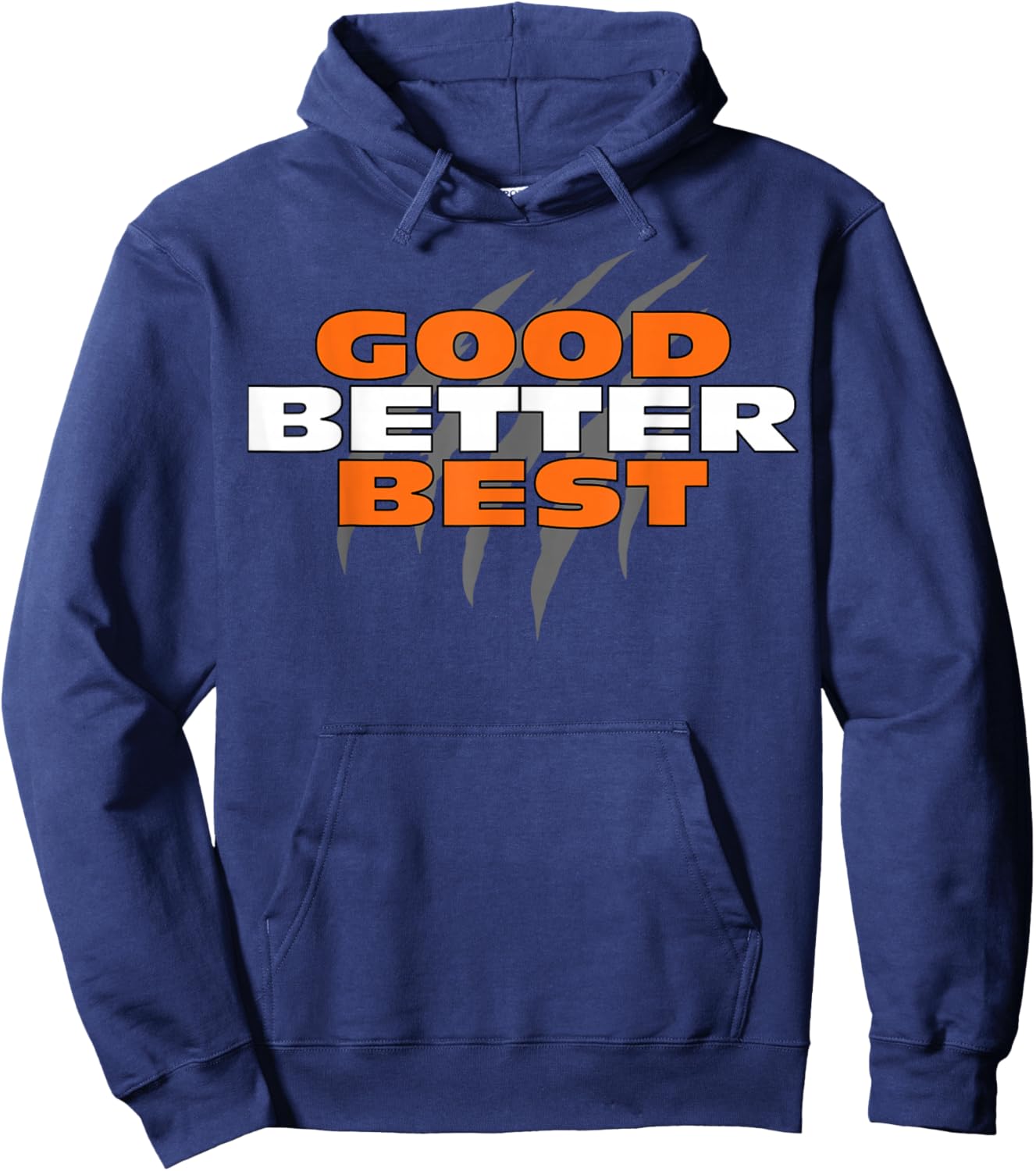 Good Better Bear Claw Best Funny Hoodie - Hoodie | Navy