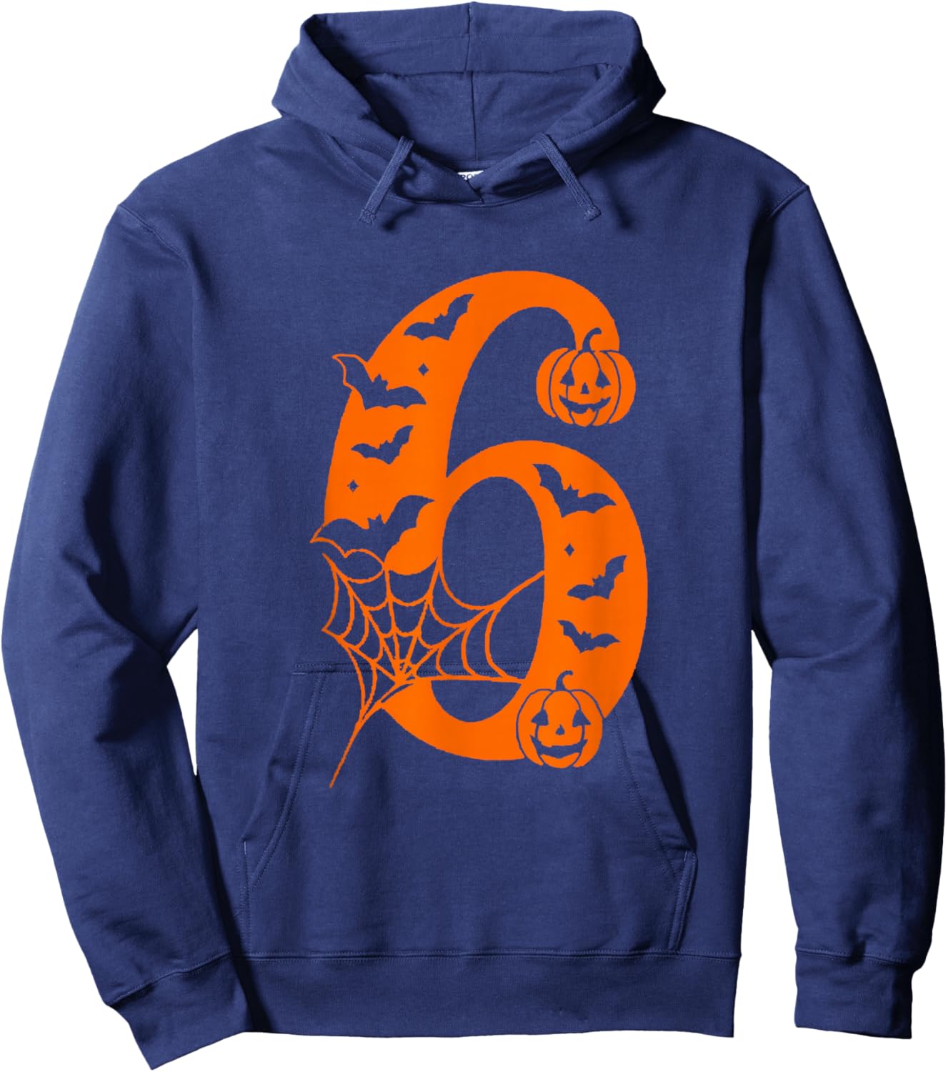 Number 6 Funny Meme Saying 6 7 Six Seven Halloween Costume Hoodie - Hoodie | Navy