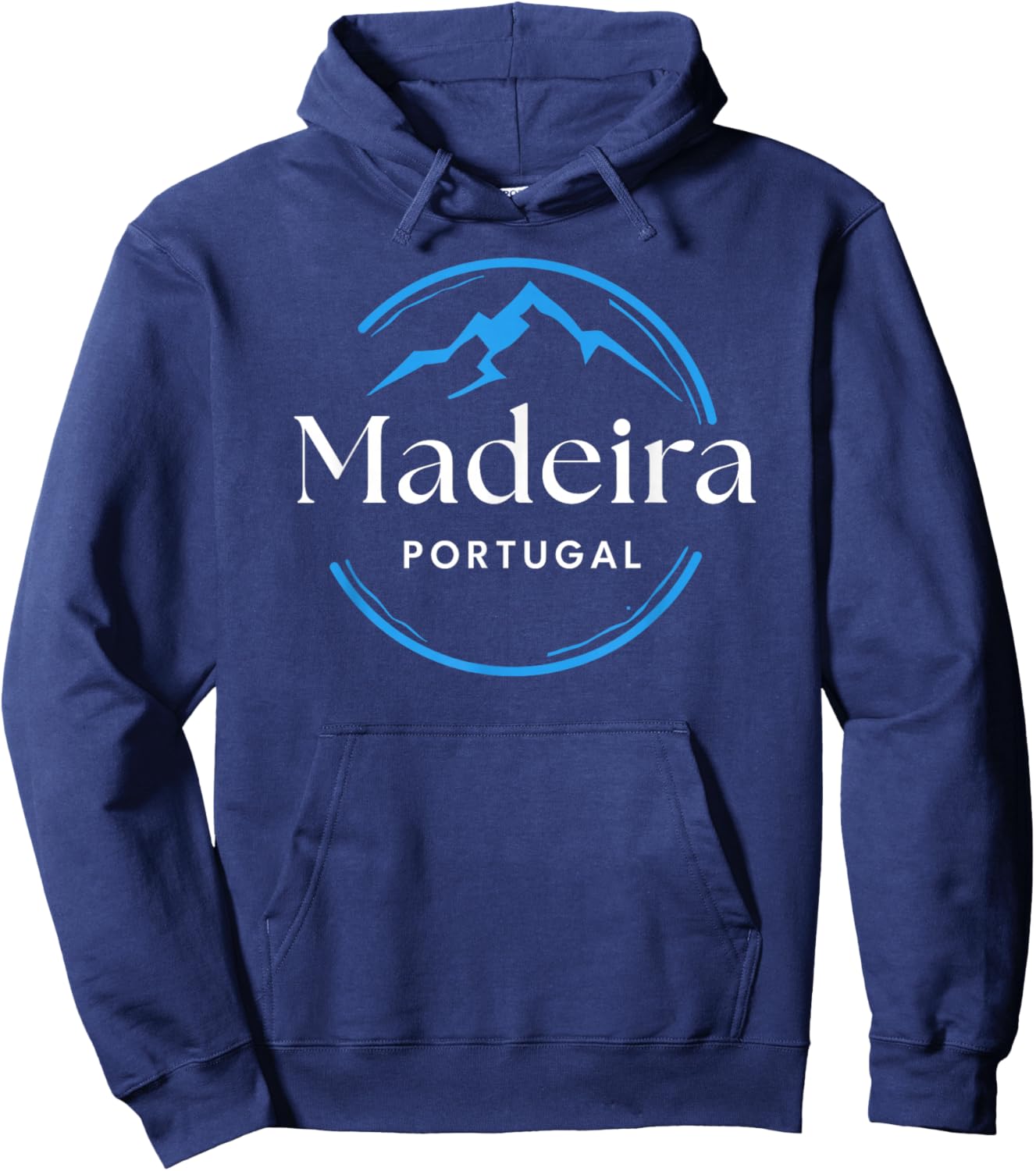 Madeira Portugal Vintage Retro Souvenirs Mountains Hoodie - Hoodie | Navy